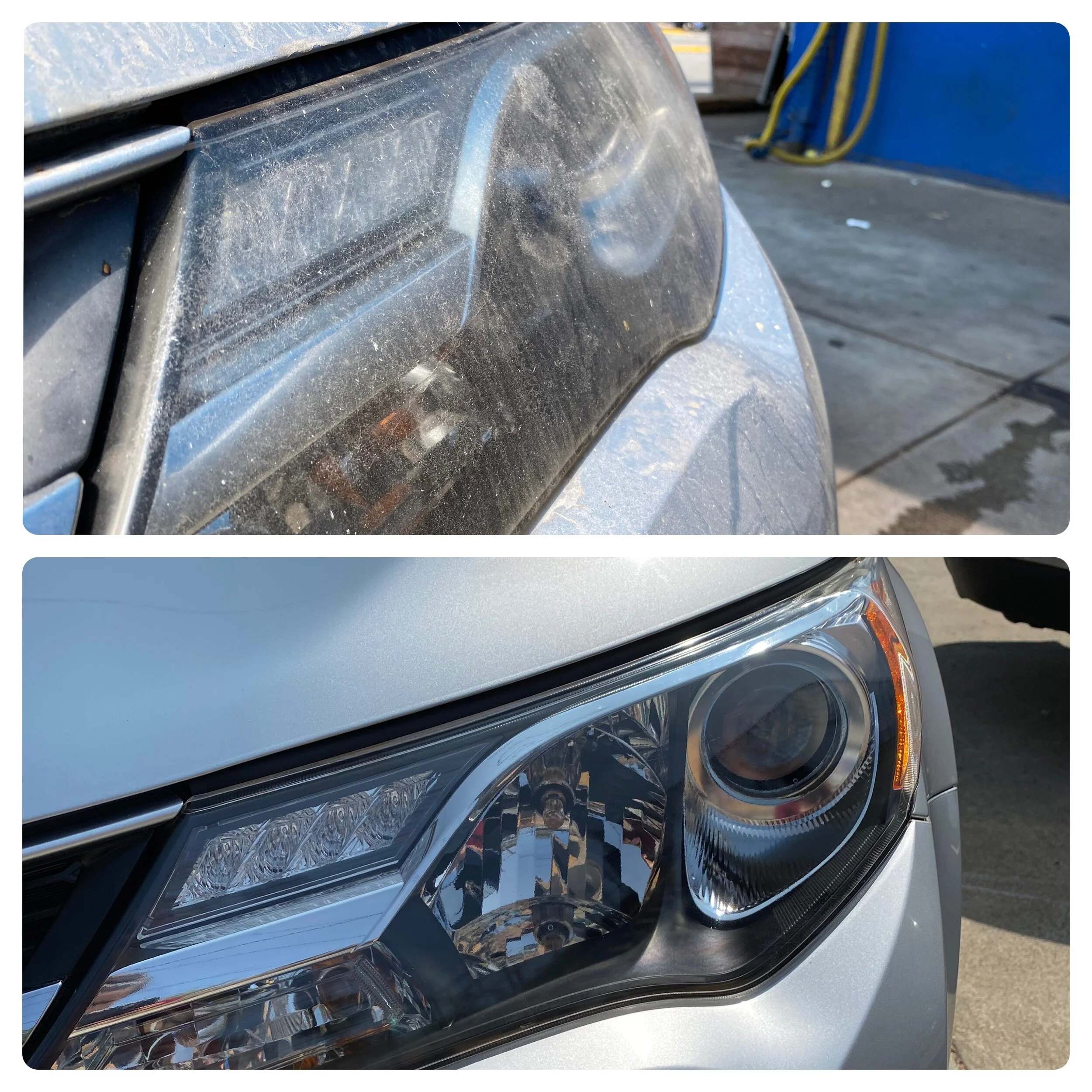 Clean headlights - LA's Best Carwash