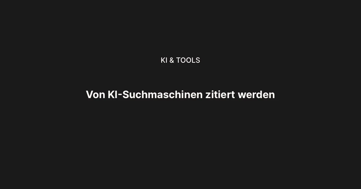 70.000 KI-Antworten analysiert: So wirst du von ChatGPT, Gemini und Perplexity als Quelle zitiert