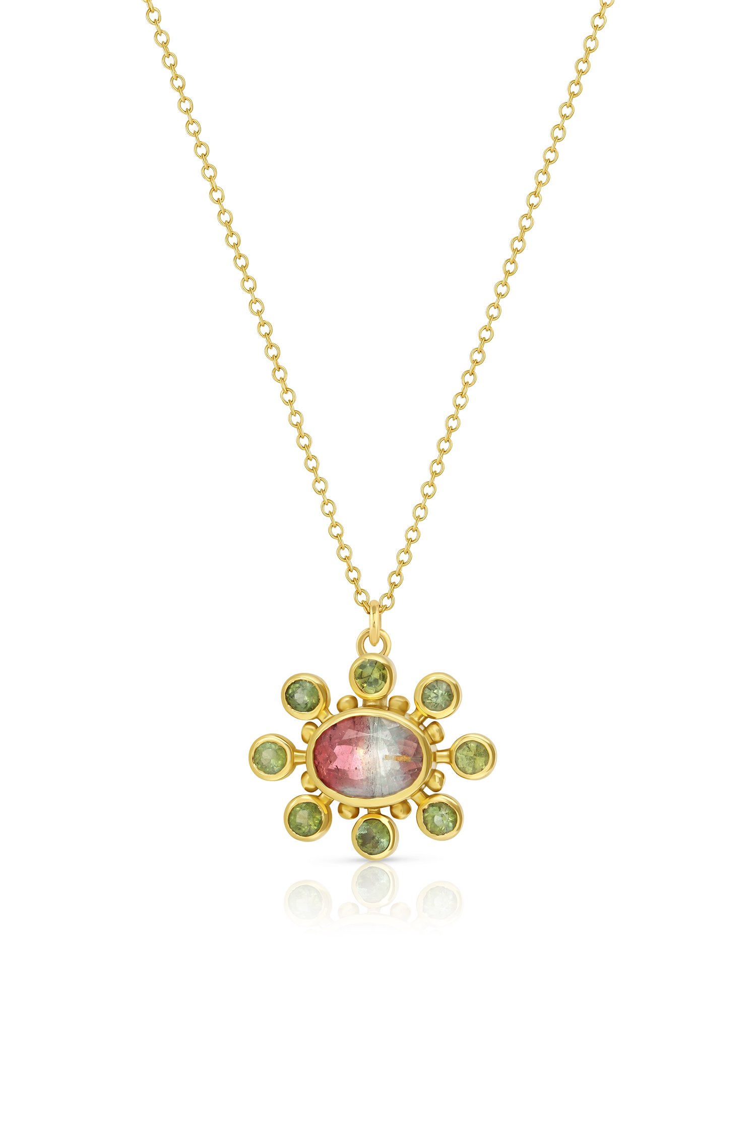 Cosmos Necklace in Watermelon Tourmaline.jpg