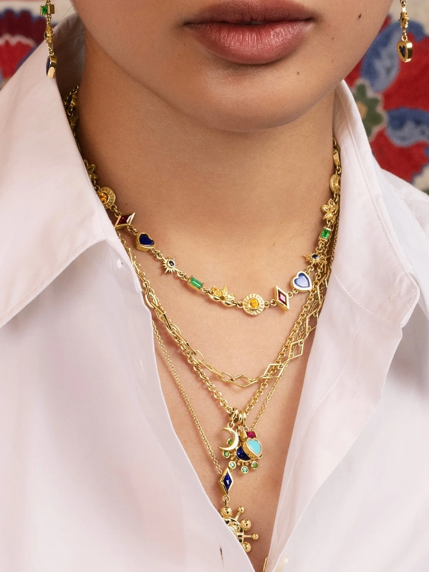 Stepping into the new year wrapped in symbols of light, love, and legacy. Layers that carry meaning beyond today. 

Modern heirlooms crafted in Fairmined gold and responsibly sourced gemstones. Designed to be worn, loved, and passed on through genera