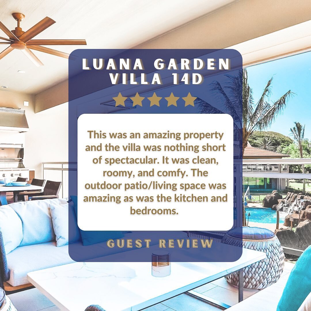 We &hearts;️ our guests &amp; they love staying with us 🤙 book your next Hawaii vacation with Maui Westside &amp; experience the good life on Maui 🏝

Visit us today at mauiwestside.com for more details &amp; to book your next dream vacation ☀️

📍H