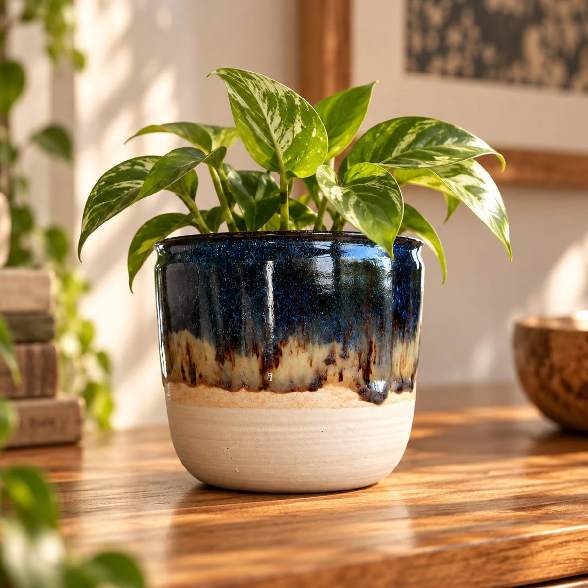Midnight Drip Ceramic Planter_5.jpg