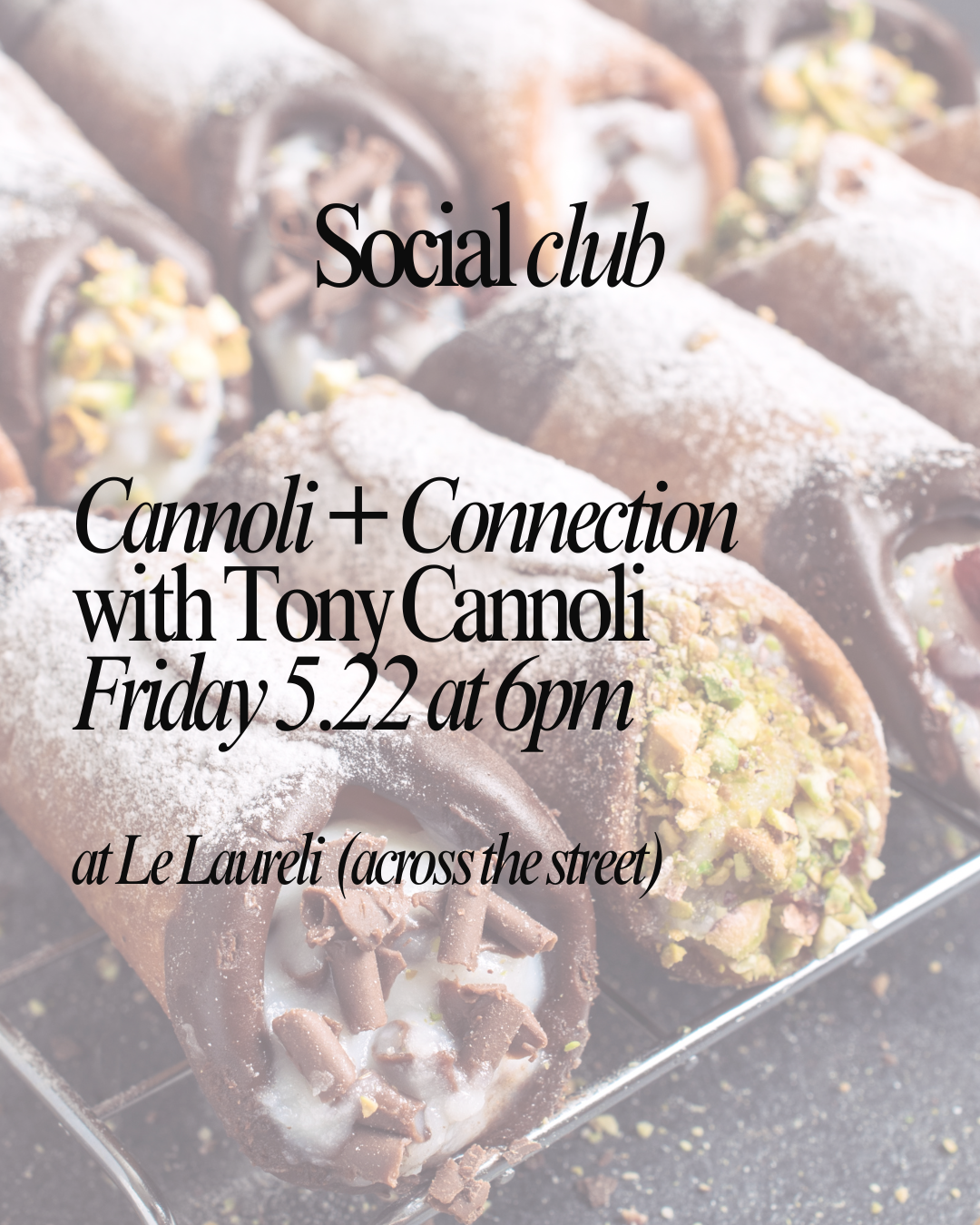 make cannoli workshop libertyville