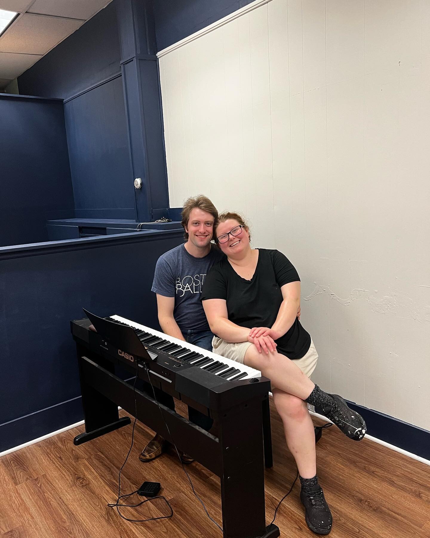 With the new floors, many hours of tearing down wallpaper, fresh paint, and repairing the walls our new space is really starting to shine! We cannot wait for our baby grand to come in next week. Thank you to our family and friends who have helped wit