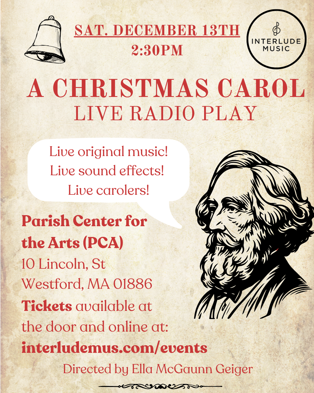 Christmas Carol Live Radio Play