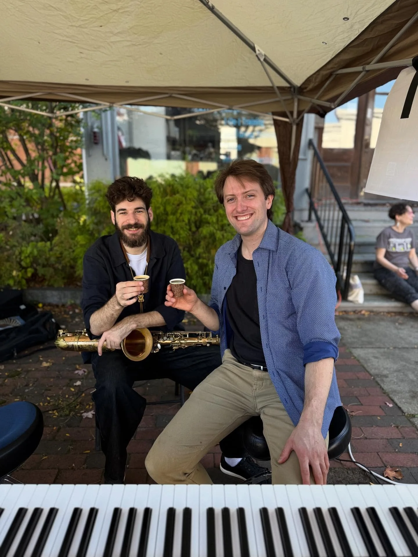 We enjoyed seeing many friendly faces this Saturday at Maynard fest- but we had one party crasher surprise to top it off! Thanks for joining us with some improvisations Owen! It&rsquo;s always wonderful getting to make music with our past students. W