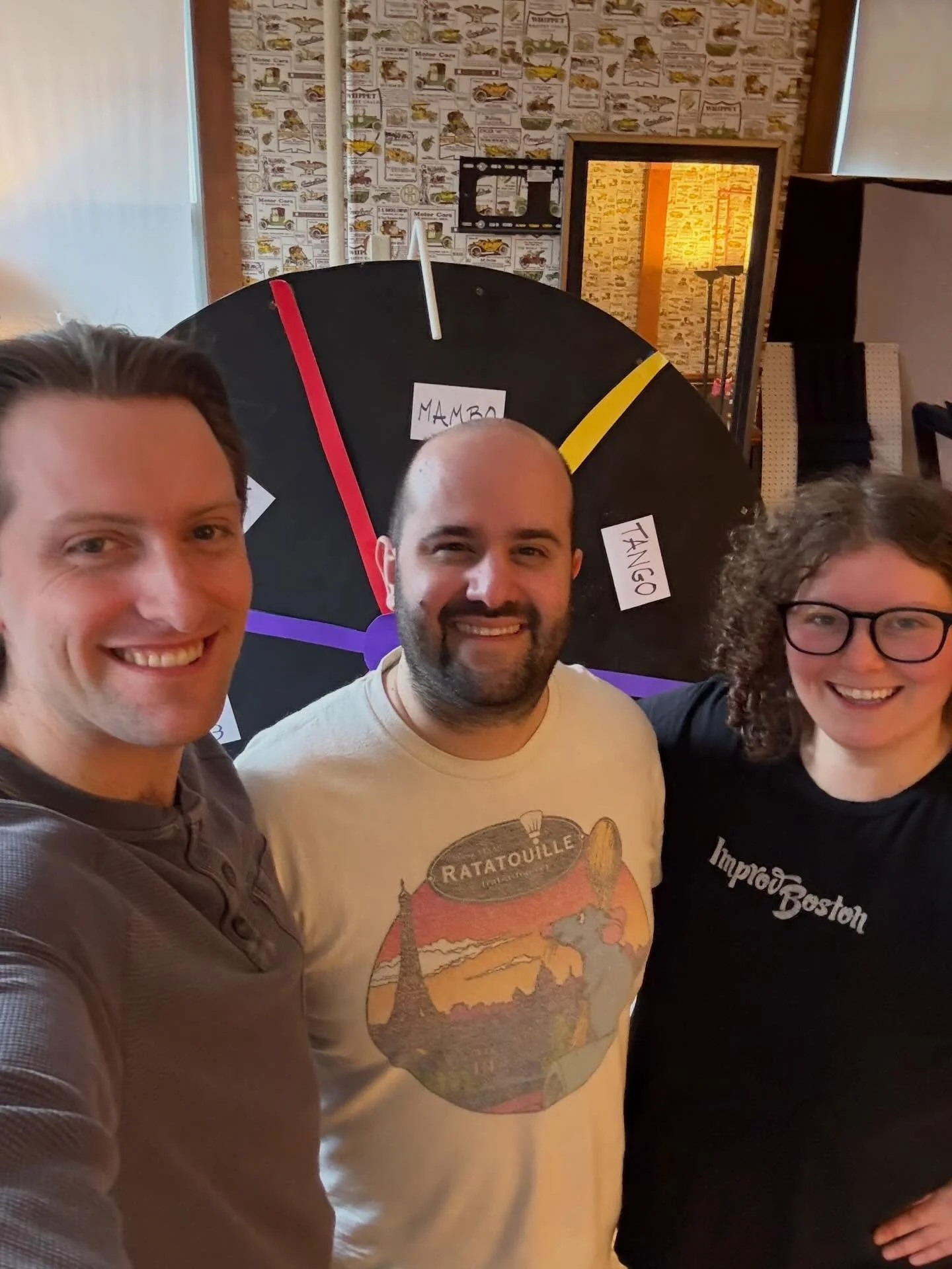 We&rsquo;ve had a ton of fun getting ready for The Sound of [Improvised] music which opens this Thursday in Beverly, MA! For two of our rehearsals leading up Sam from @thenovacomedy provided an outside eye and wonderful coaching. Later in June Dev wi