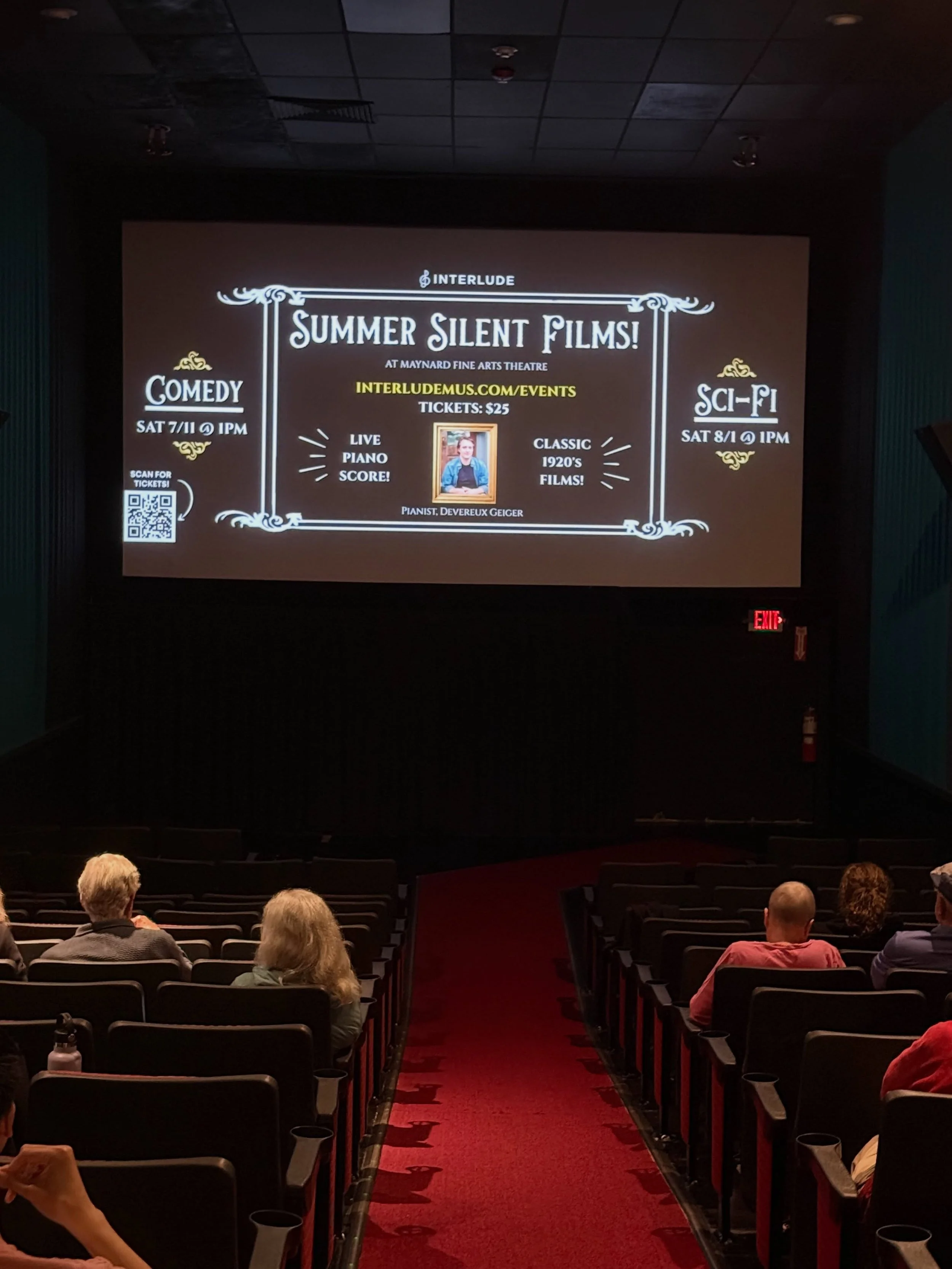Earlier this week we went to see Hadestown and got a glimpse of our ad at MFAT! Can&rsquo;t wait for the show tomorrow at 1pm! 

&hellip;
#silentfilm #busterkeaton #silentfilms