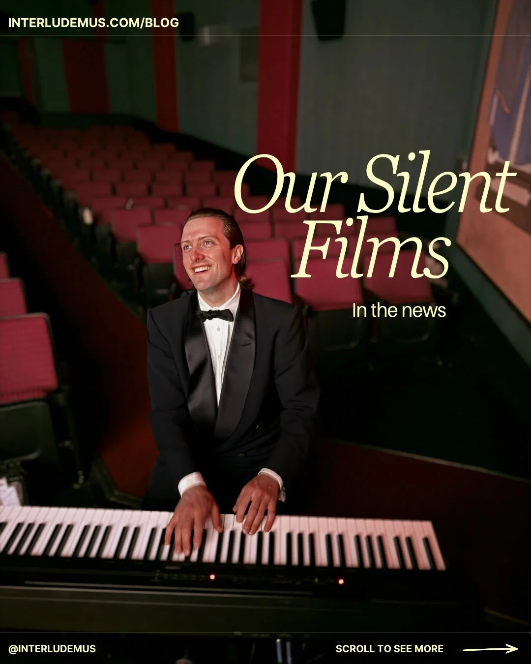 We&rsquo;ve been so blown away by the responses to our silent films! Big thanks to the journalists who showed up to Sherlock Jr. -Meg from @maynardvoice and Will from @independentofstowandbolton . Local news sources are so valuable to our communities
