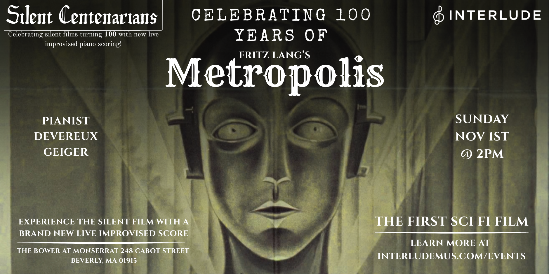 Metropolis Silent Film with Live Piano Scoring 