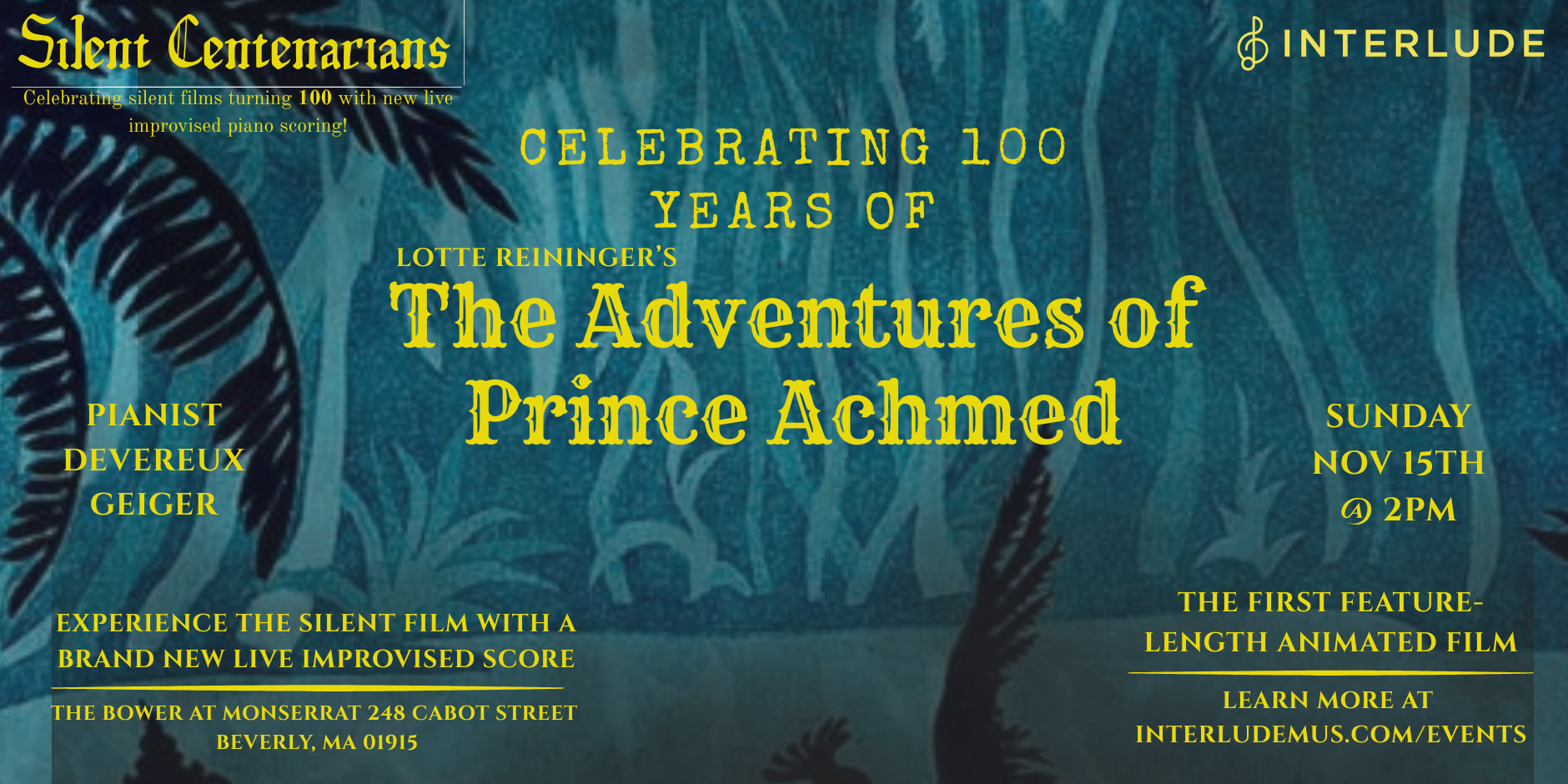 The Adventures of Prince Achmed Silent Film with Live Piano Scoring