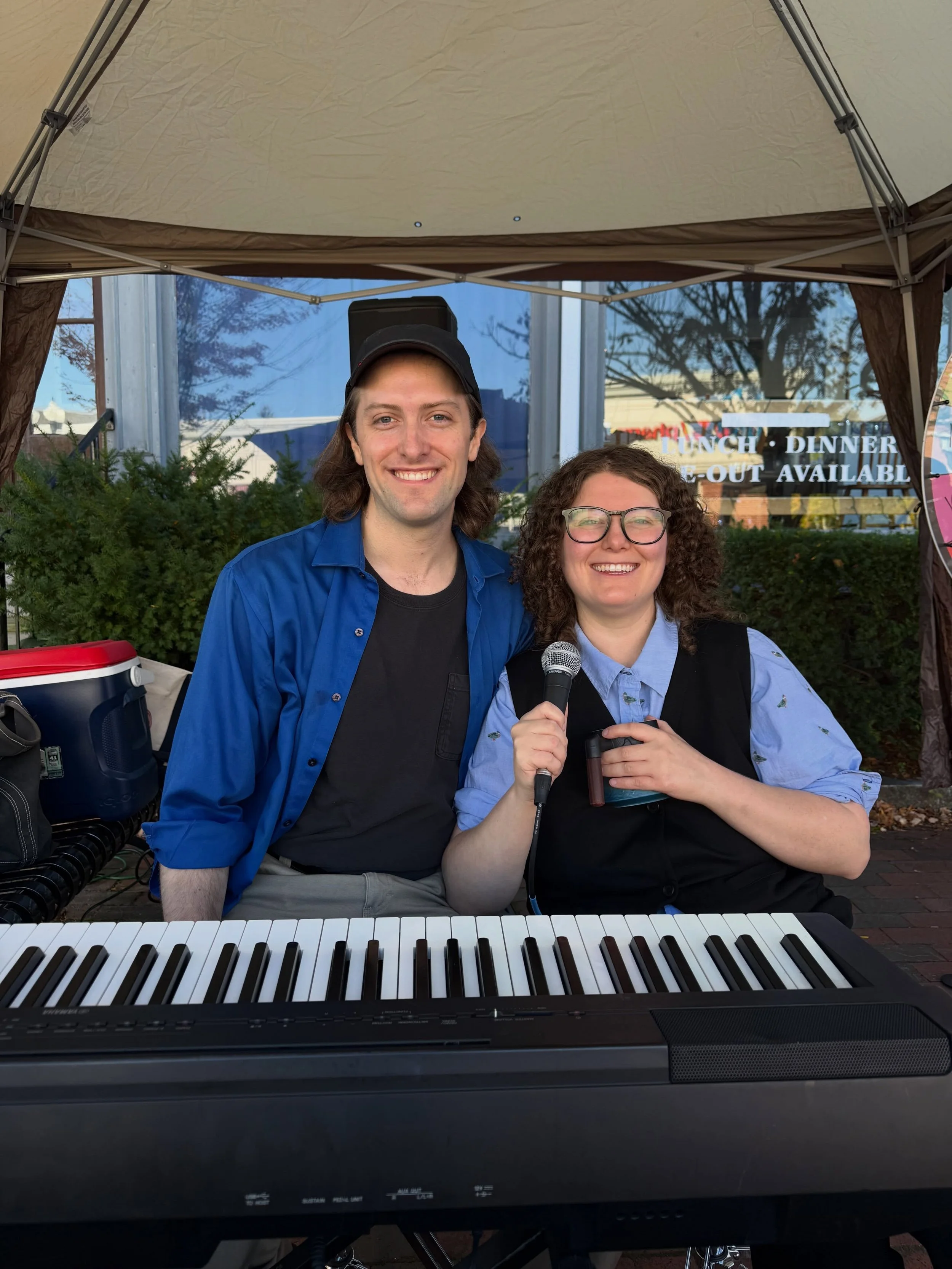 We improvised 70+ songs today at MaynardFest! It&rsquo;s always a blast to say hi to everyone, thanks to everyone who stopped by! Just 2 weeks until we improvise a new score to Jekyll and Hyde at Maynard Fine Arts Theatre! The folks at MaynardFest go
