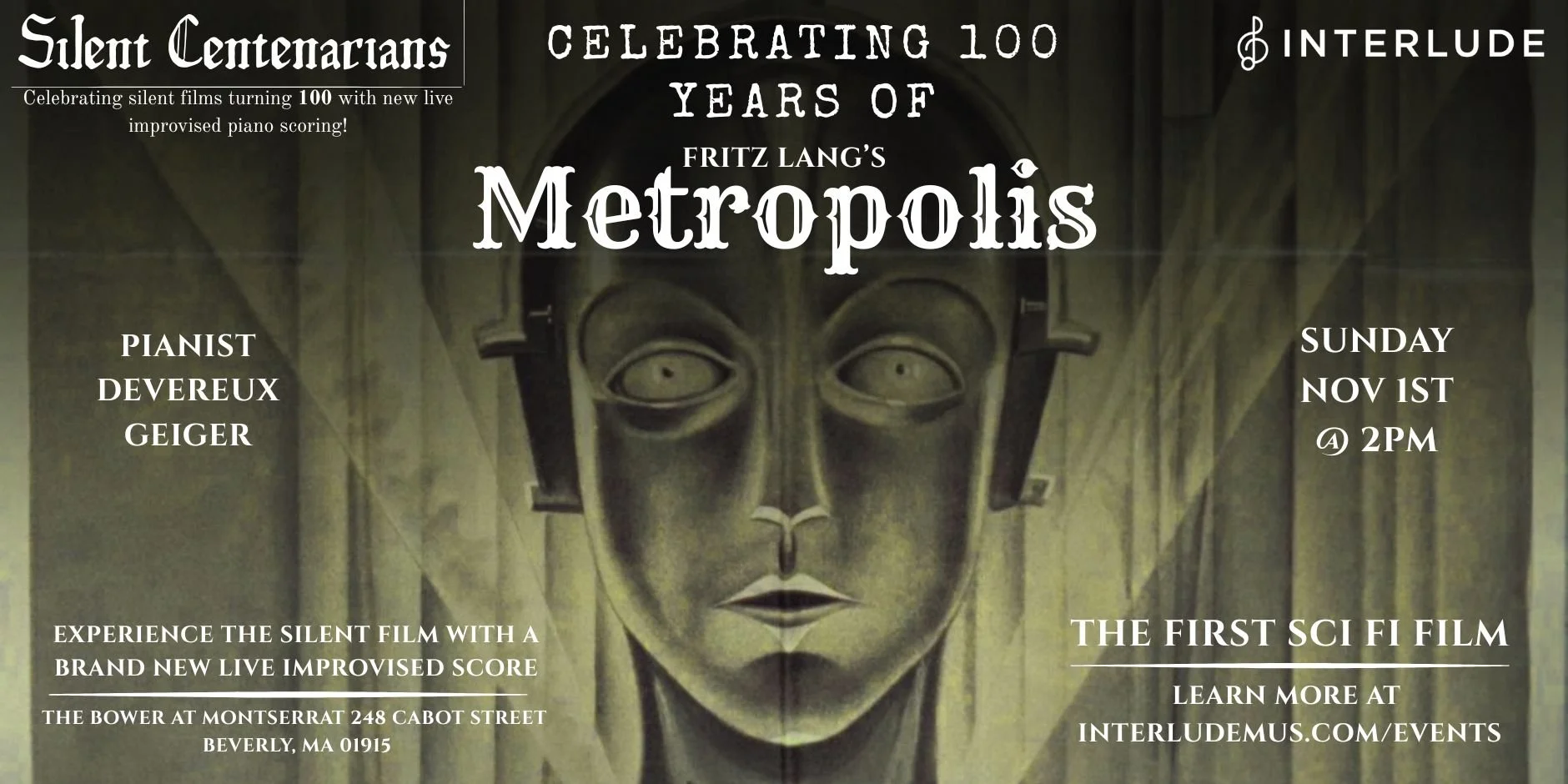 Metropolis Silent Film with Live Piano Scoring 