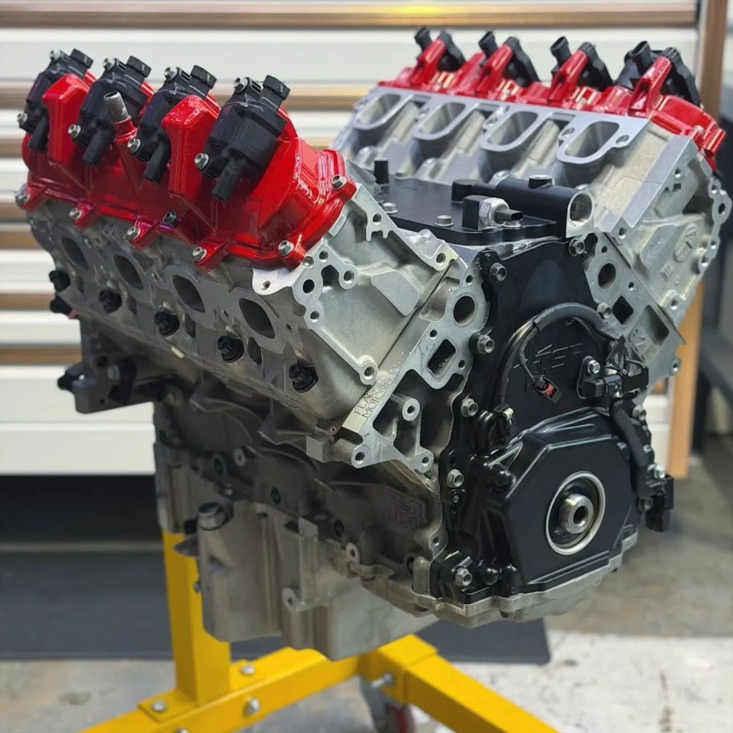 May have forgotten to post Kevin's LT4 build that we wrapped up a bit ago, so here's some beauty shots! Kevin brought us his bare block from Arizona and trusted us to do all of the machine work and assembly. He had been proactive and bought many of t