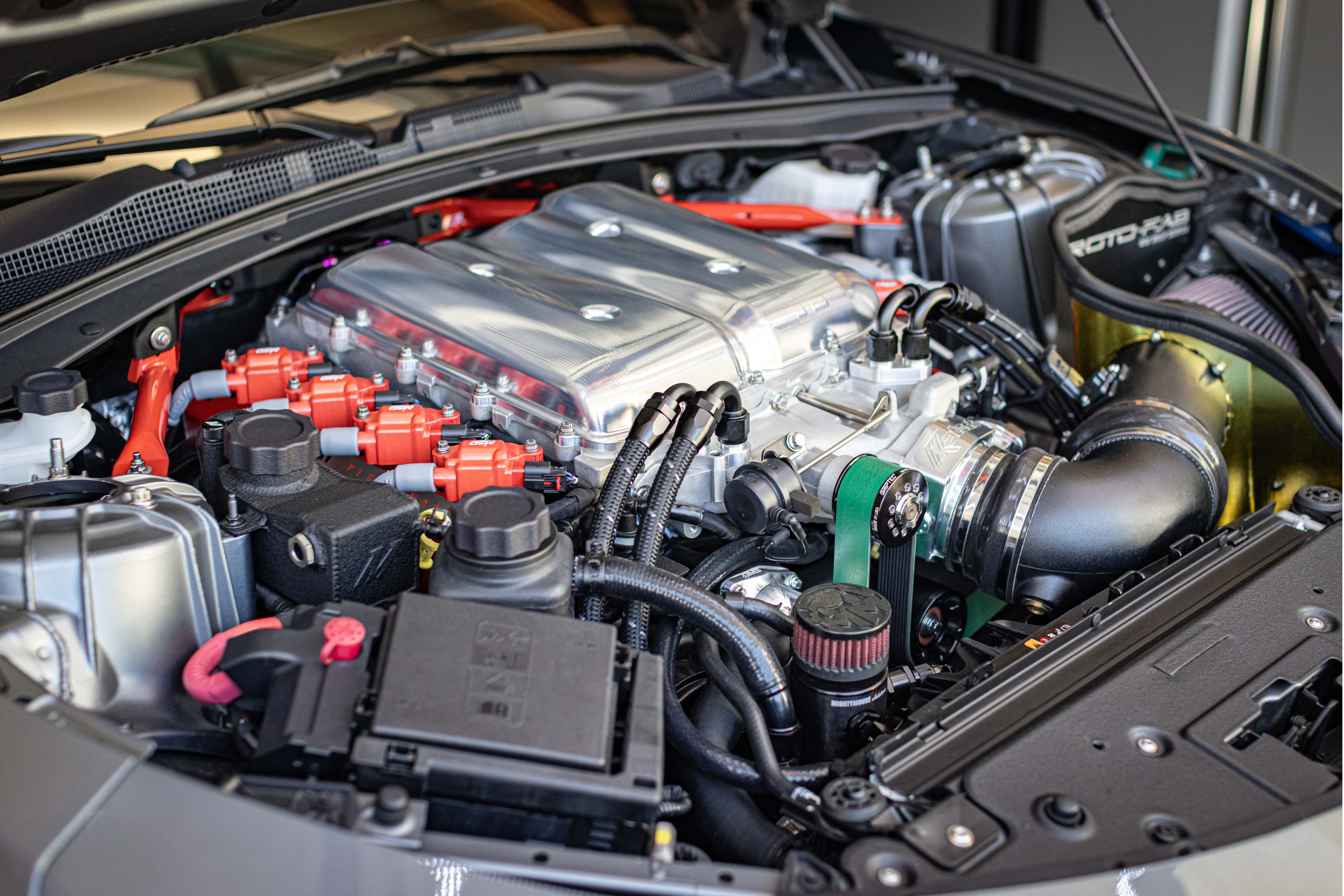 Built LT4 installed in Camaro