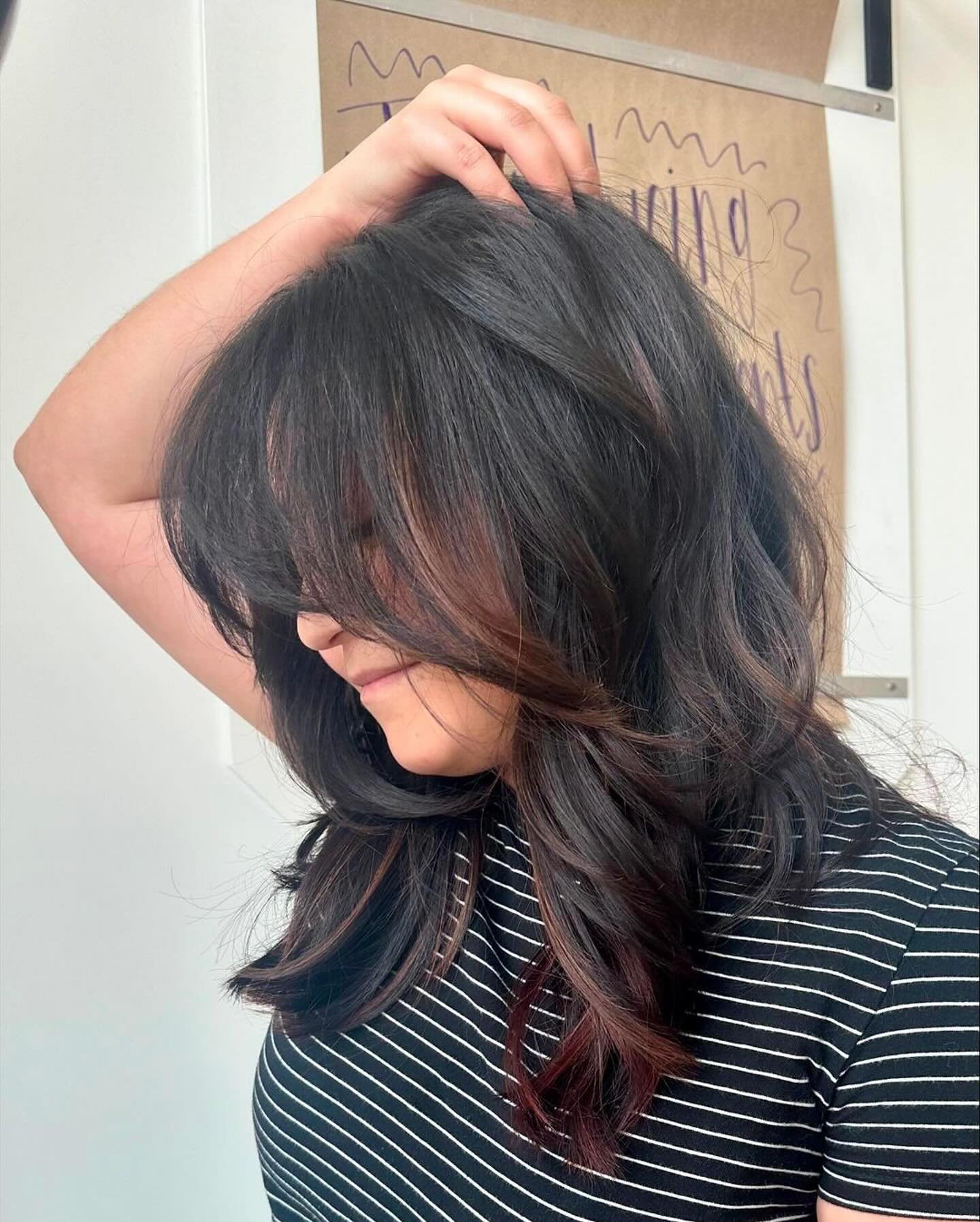 🦋Butterfly shag🦋  swipe all the way for the before⏩️
Link in bio to book ❕

#avedacolor #aveda #avedastylist #avedaartist #avedasalon #dentontx #dentonhair #dentonhairstylist #dfwhair #dfwhairscene #btc #elevatehair #avedacustomcolor #davantisalon 