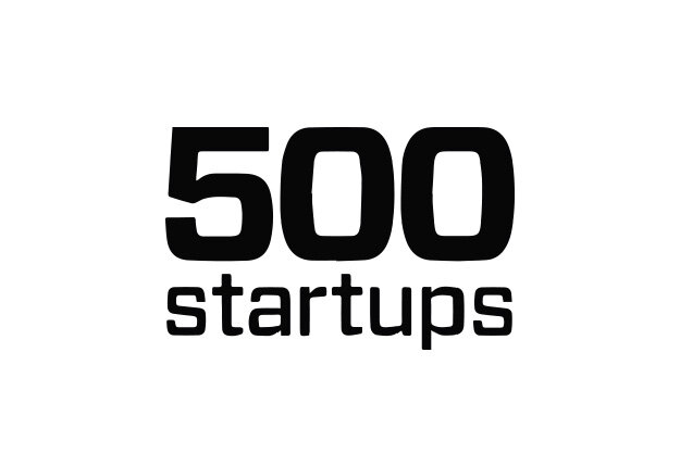 Logo of '500 Startups' featuring bold black text on a white background.