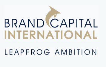Logo of Brand Capital International with tagline Leapfrog Ambition