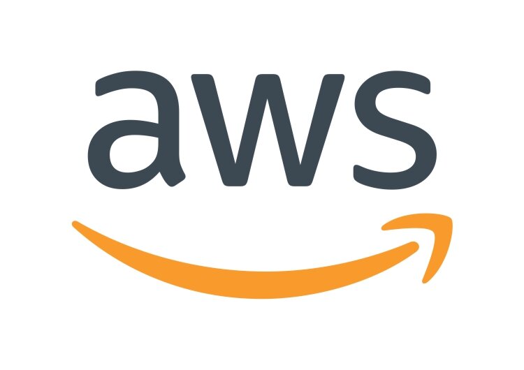 AWS logo with Amazon smile arrow