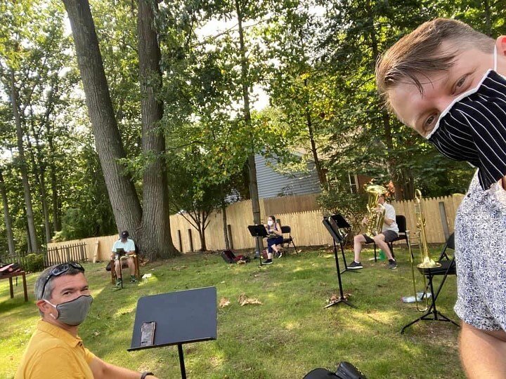 Happy Labor Day friends! I&rsquo;ve had the best time during our first outdoor rehearsal with the #NYPhilbrassquintet! Looking forward to performing soon 🥳