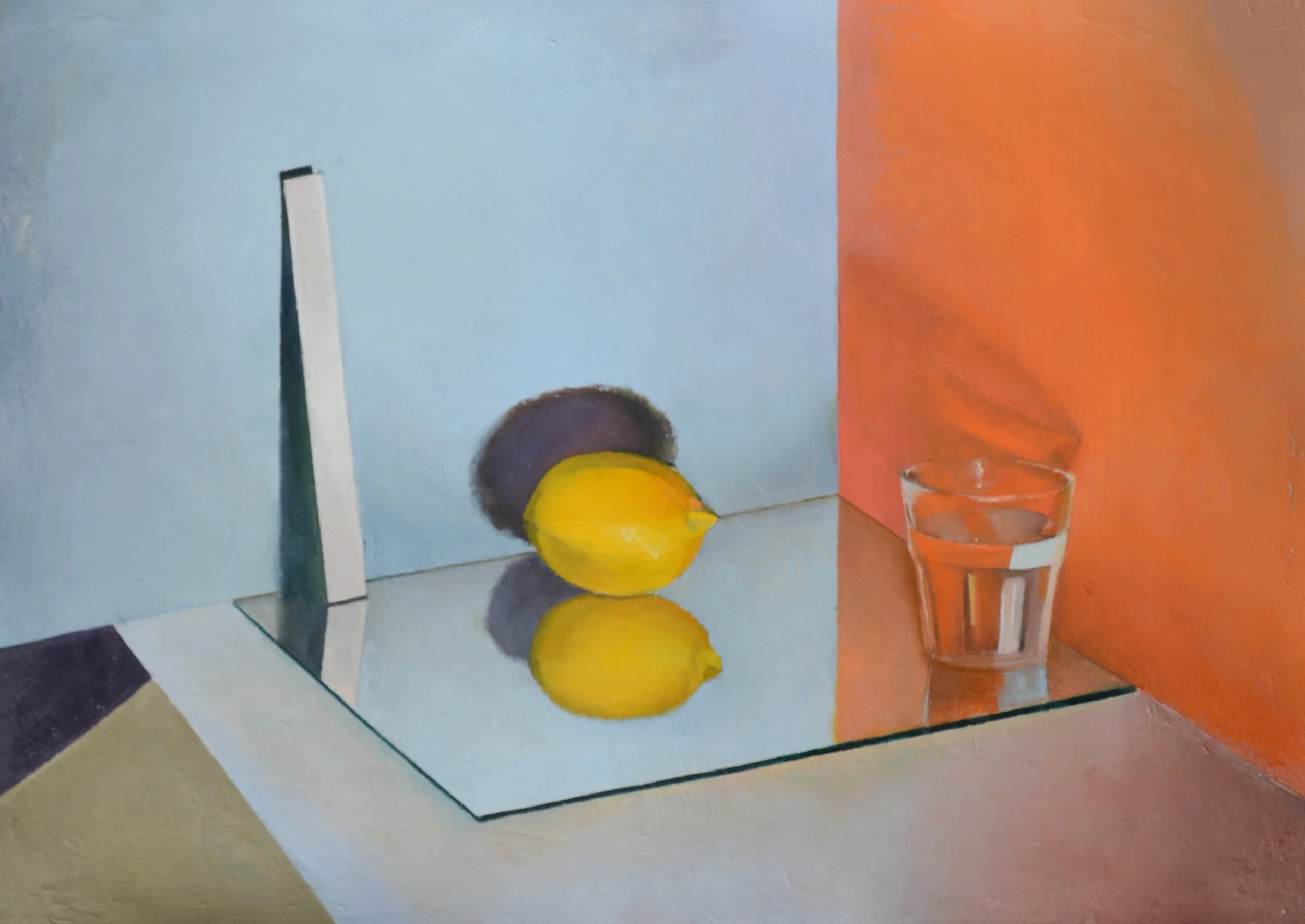 Study of Still Life II, 2017, 15 x 22 inches, Oil on Gesso Paper