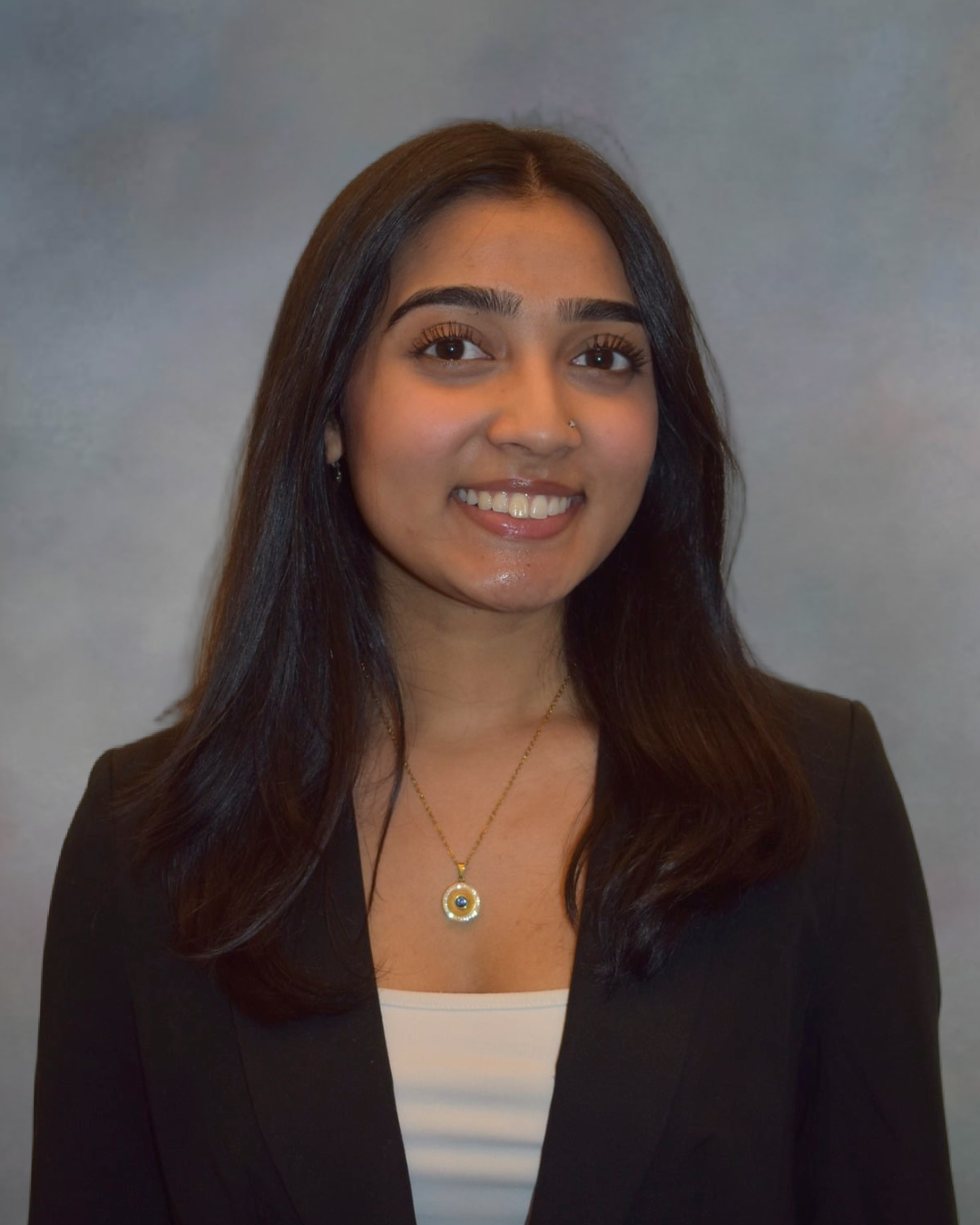 Aashi Bhandari (she/her)  
Hometown: Nutley, NJ
  
Interests: Cafe hopping, Rom-Coms, Dance, Suits, Jewelry, Playa Bowls  
School: College of Arts and Sciences  
Graduation Year: 2029  
Major: Economics   
Minor: Consumer Psychology  
Professional In