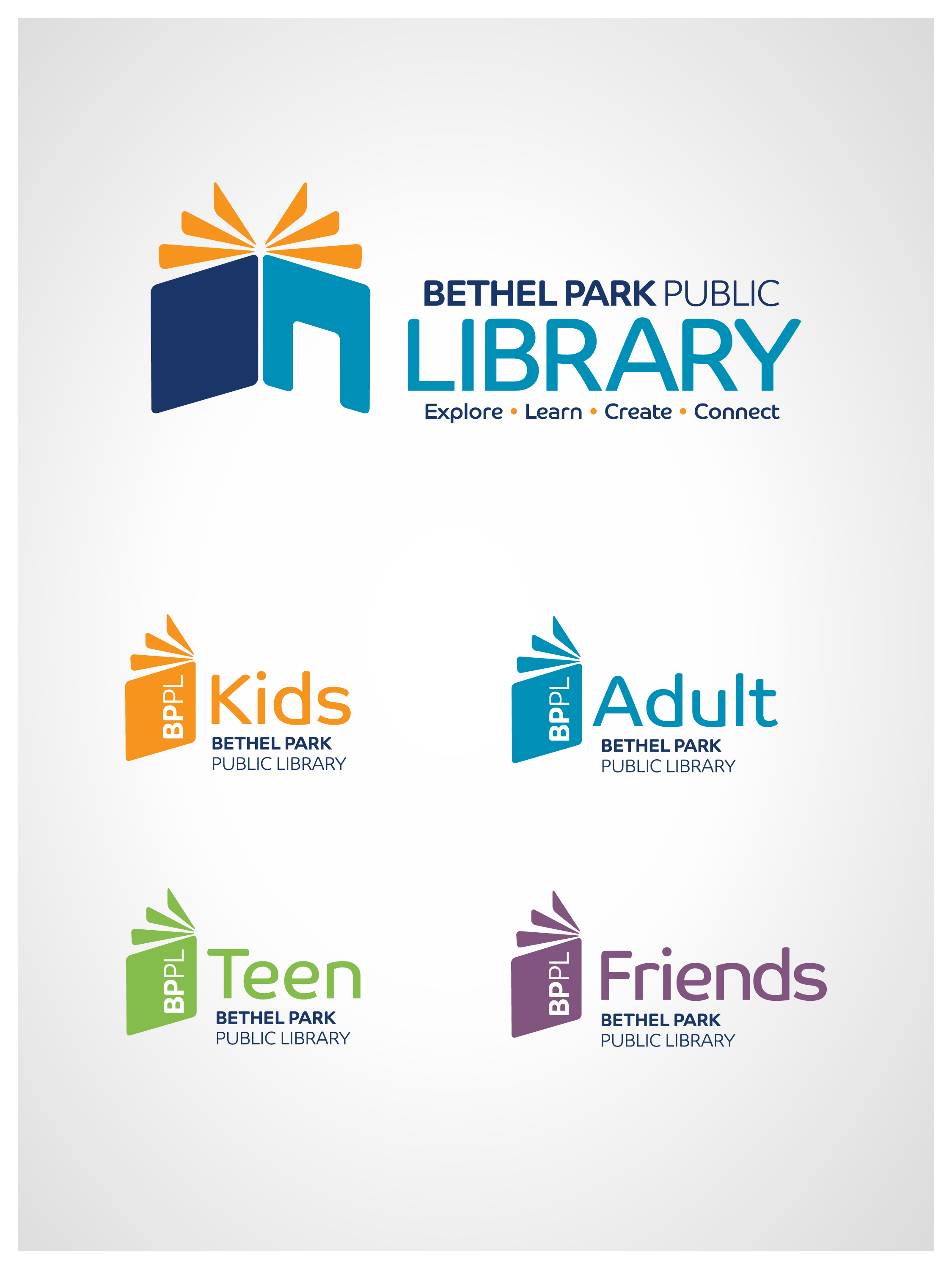 Bethel Park Public Library | Logo system