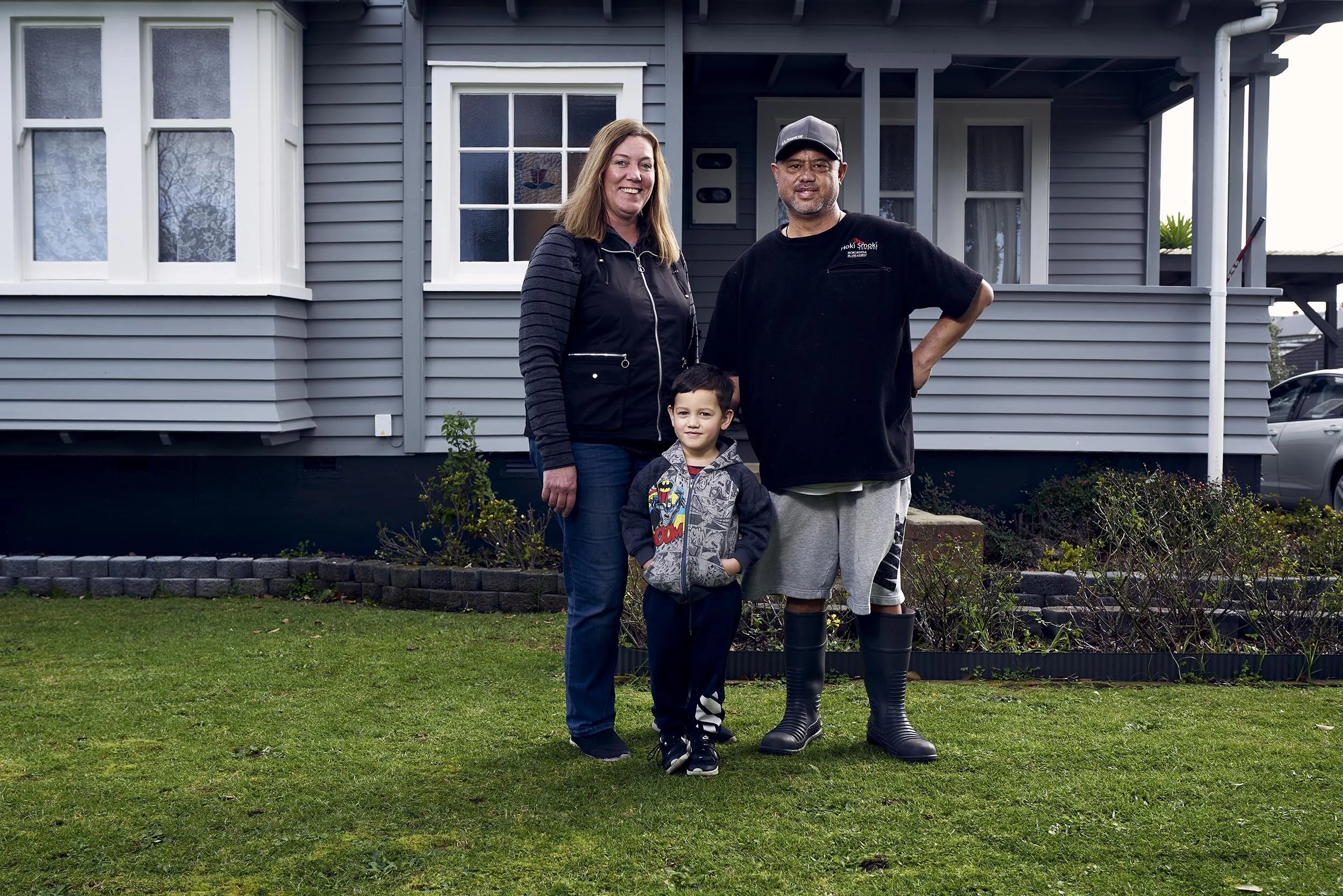 Tania Cooper, Warren Tane with their son Tayvin Tane.jpg