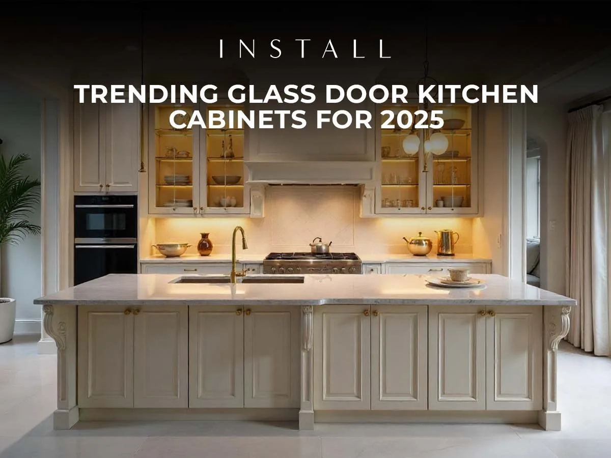 Trending Glass Door Kitchen Cabinets for 2025