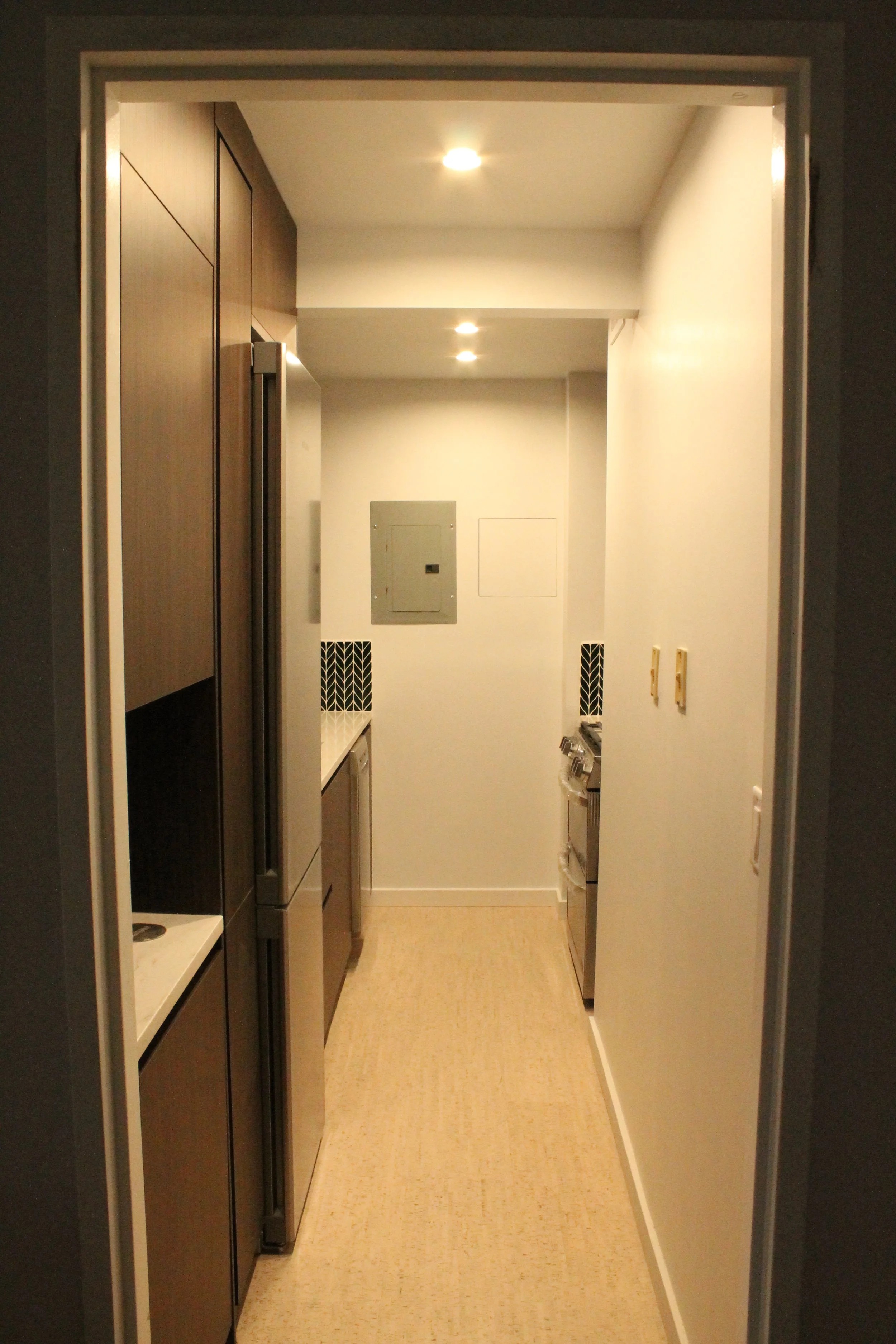 Handleless Nobilia Kitchen on the Upper East Side
