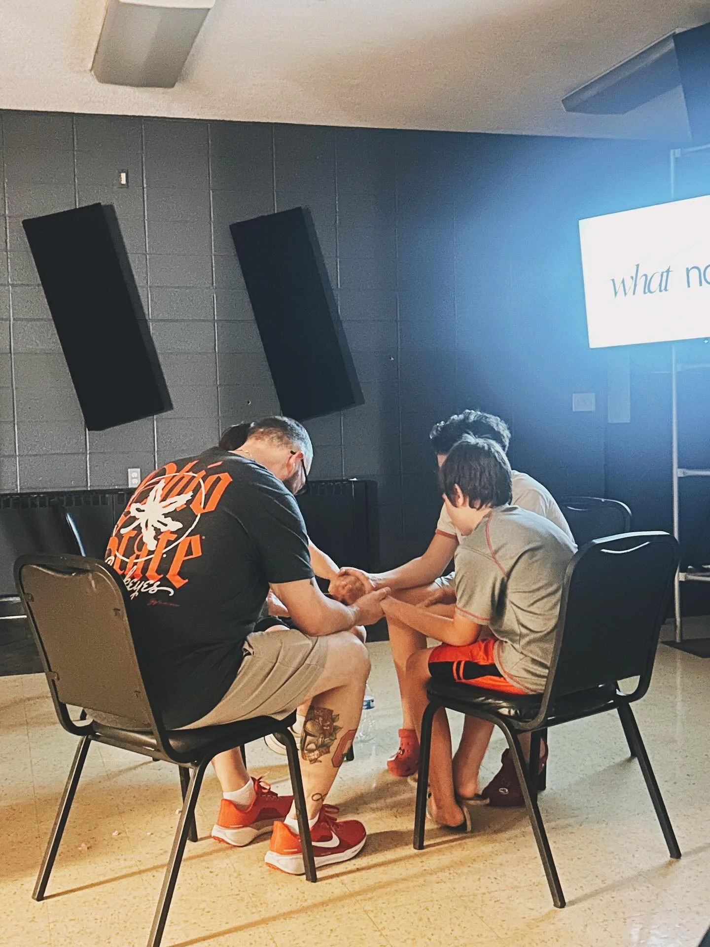 we had a chance to pray for each other and encourage each other in small groups on Sunday! see you tomorrow for life group! 🍦