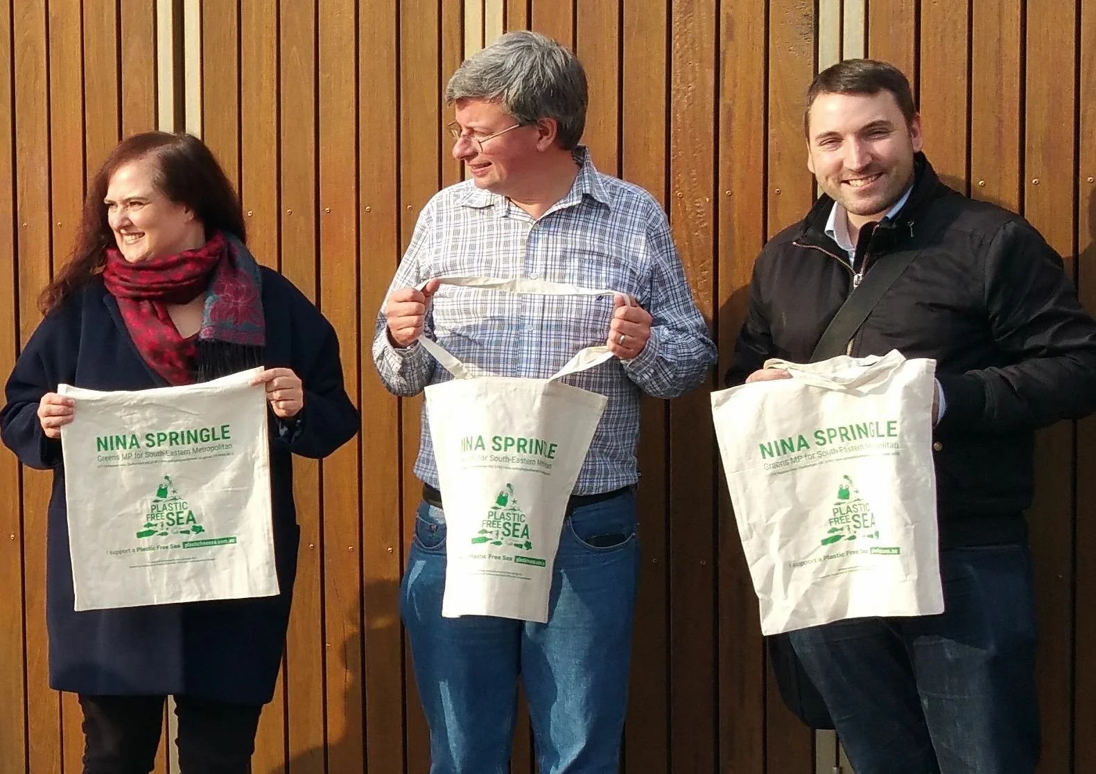 At our community information session on our plastic pollution bill to ban plastic bags, microbeads and plastic packaging around fresh food. 