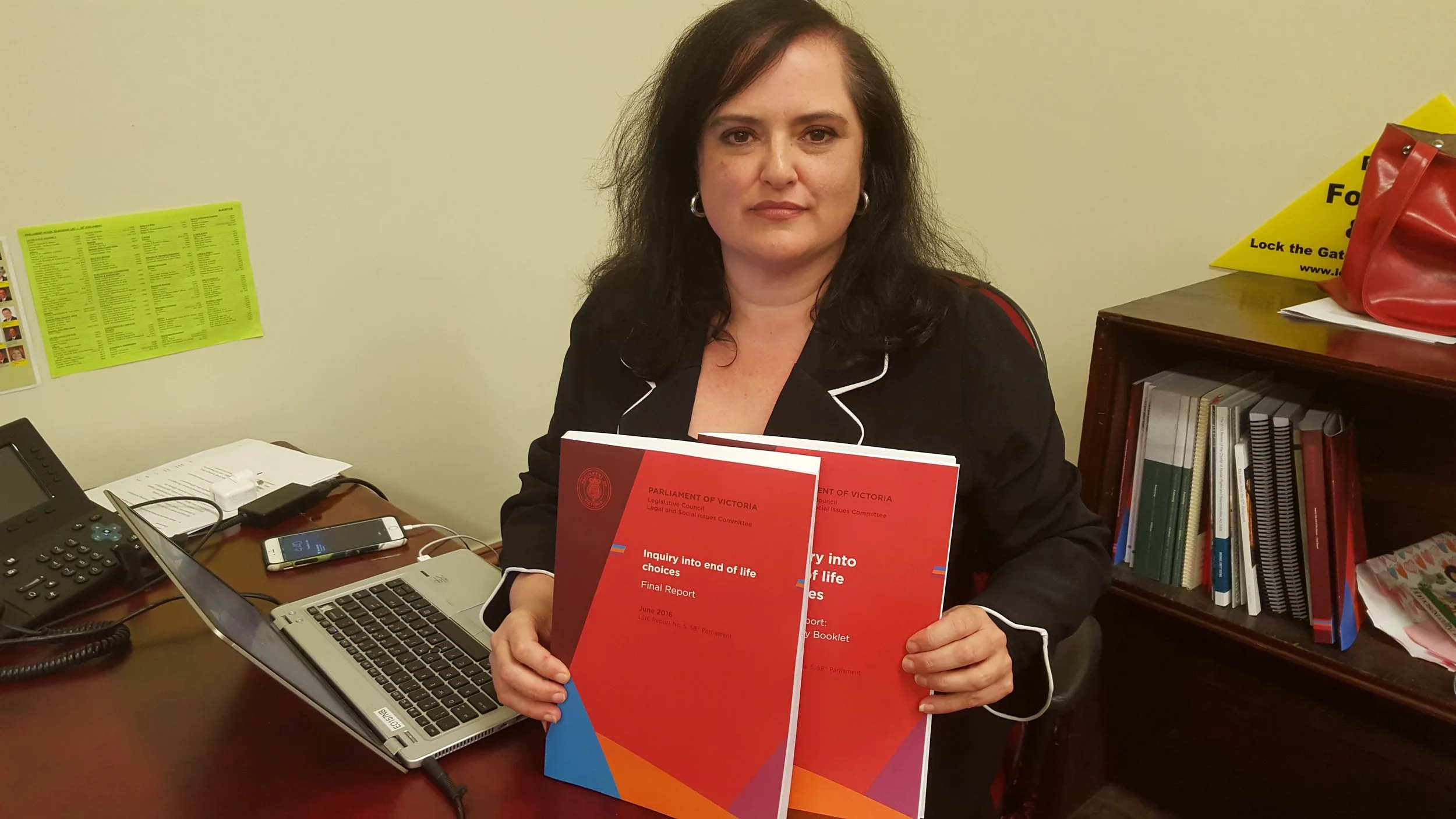 On the day of release of the final report of the End of Life Choices Inquiry