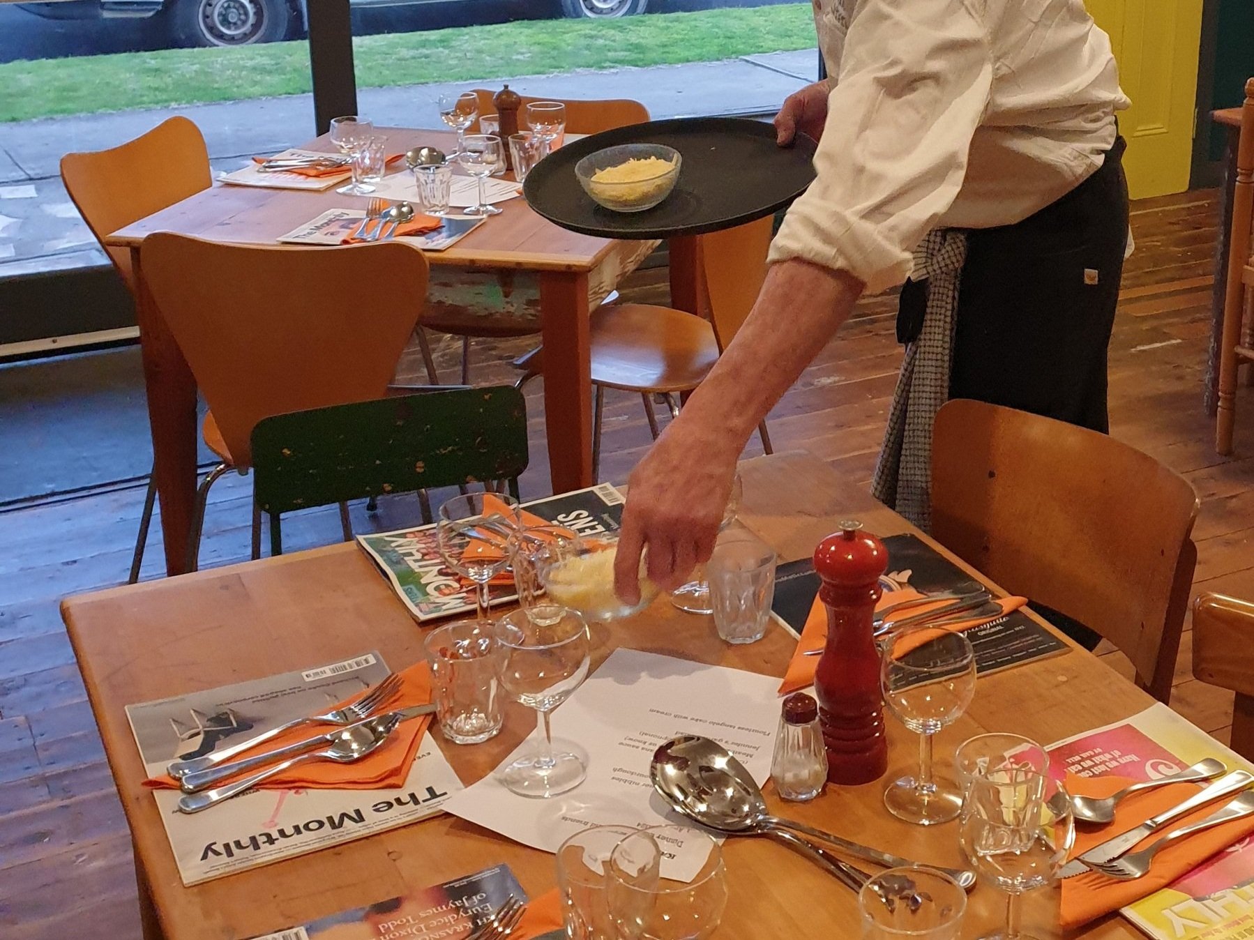 Set price and set menu, accommodating your dietary needs
