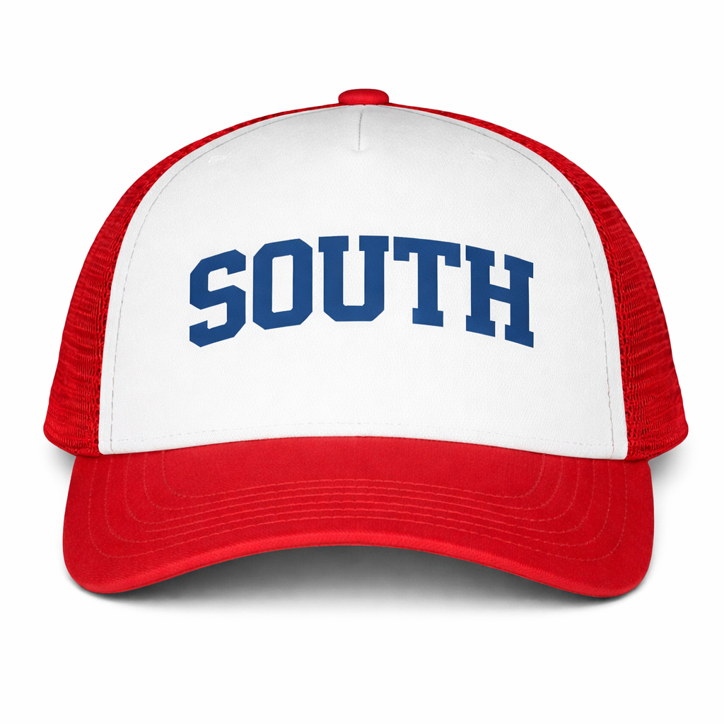 Raiders South Trucker Hat – Red/White/Blue