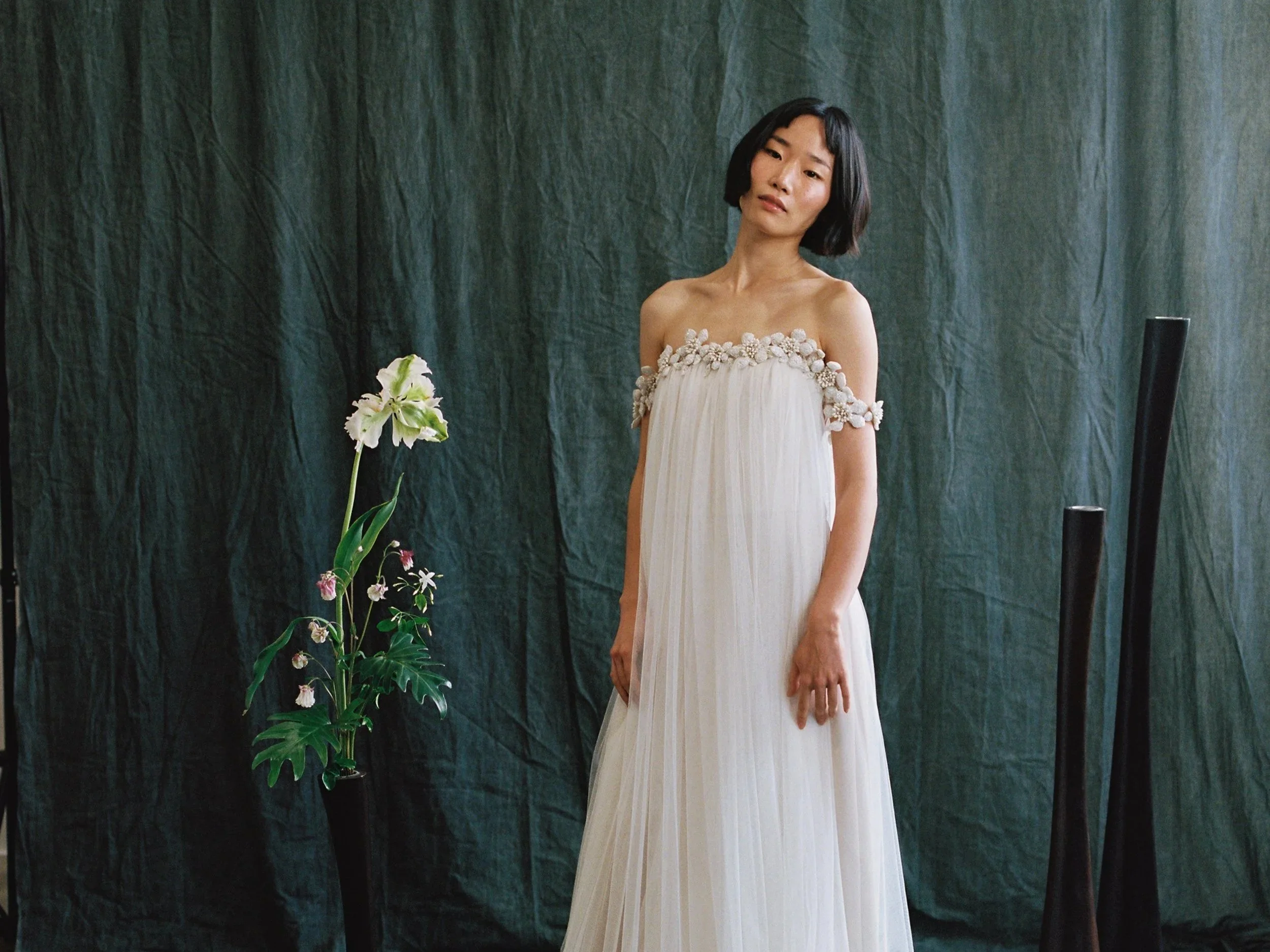 A Poetic Styled Shoot Featuring the Hellen Gown