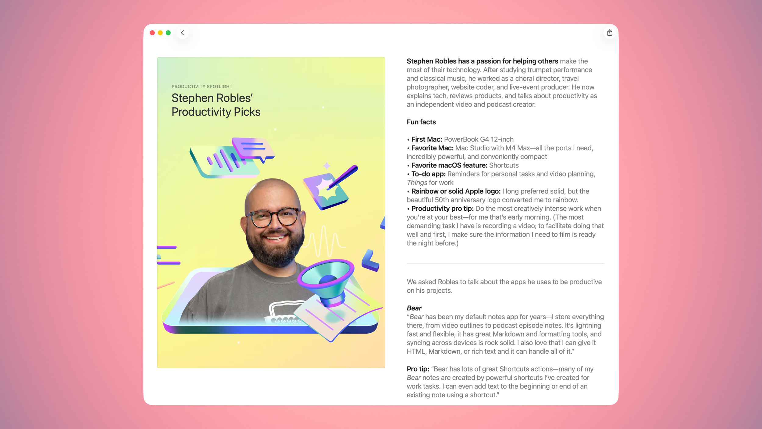 Apple Asked About My Favorite Apps, Here’s What I Said