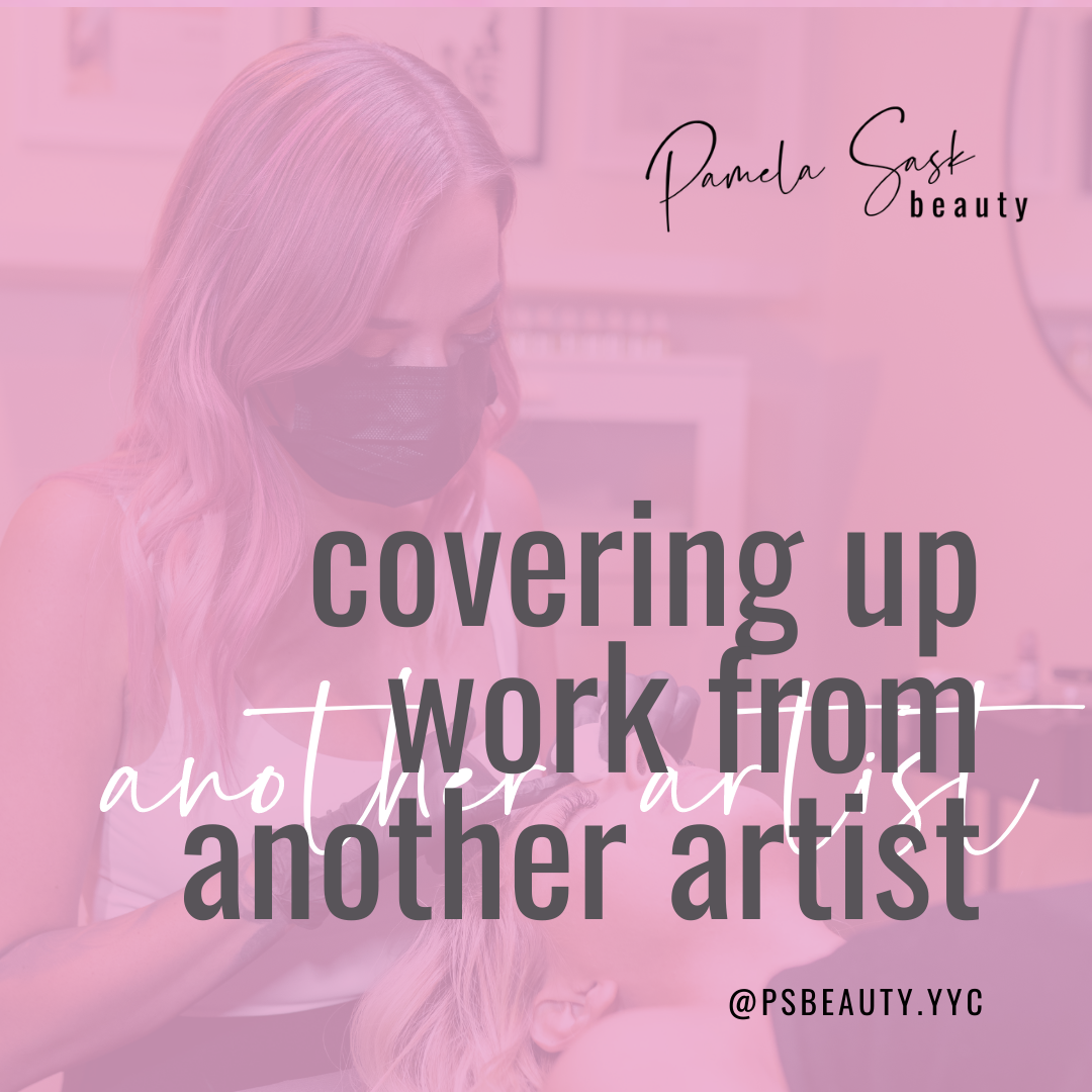 Covering up old work, from another artist