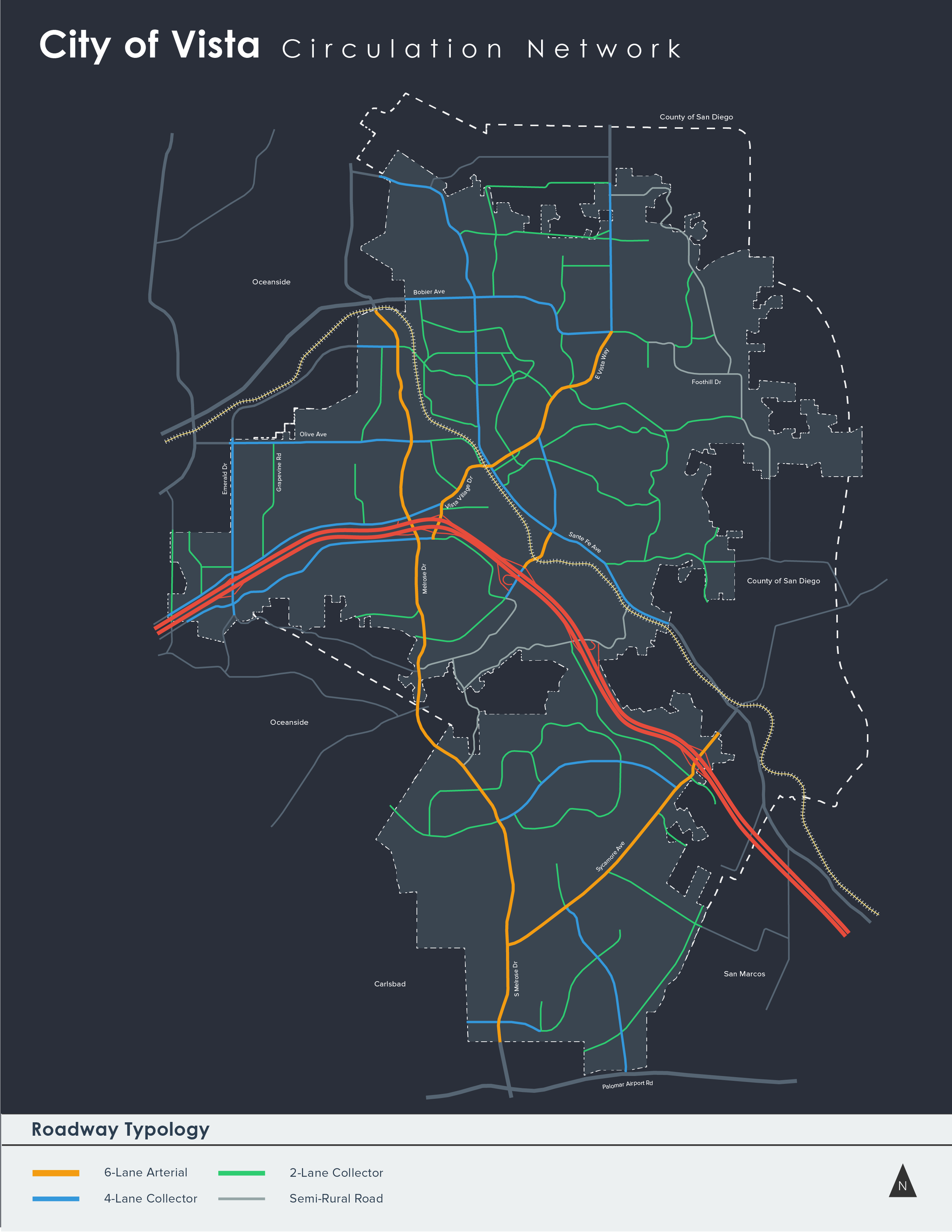 City of Vista Circulation Network