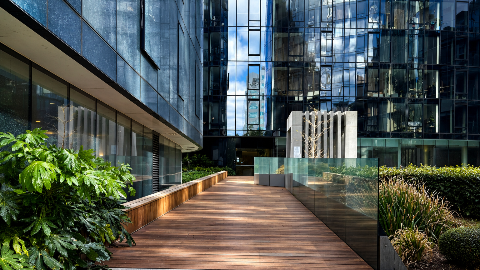 Freshly restored decking around the pool, BBQ area and walkway at a St Kilda apartment complex. The renewed timber decking has completely refreshed this space, bringing it back to life and ready for residents to enjoy.