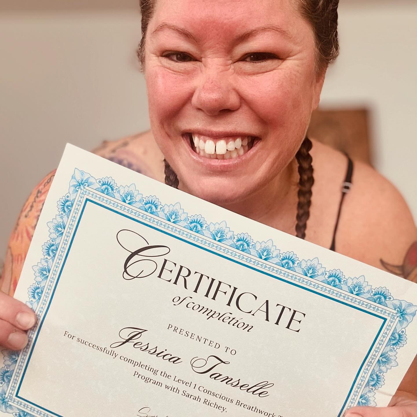 I did a thang! I am now a certified Conscious Breathwork Facilitator. I am excited to share the medicine of breath with you!

Conscious Breathwork is a gateway to altered states of consciousness where profound healing and transformation can occur.

C