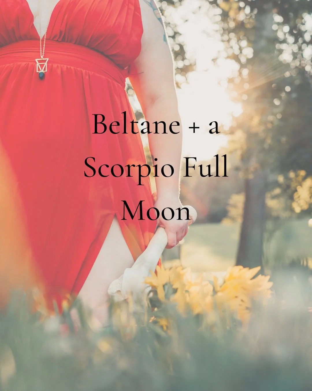 🌕🔥 Full Moon in Scorpio + Beltane Portal 🔥🌕

May 1 brings a rare fusion of energies&hellip;
✨ The deep, transformative waters of Scorpio
✨ The passionate, fertile fire of Beltane
✨ This is a portal of release, union, and creation

Scorpio asks yo