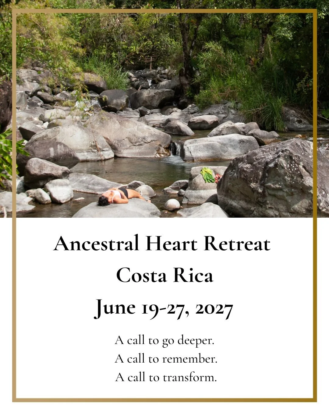 If you&rsquo;ve been wanting to head out to the jungle and experience the culture and ceremonies.

This retreat is for you!

We will embark on an 8-day immersive journey into the heart of Costa Rica&rsquo;s rainforest, where the wisdom of the earth, 