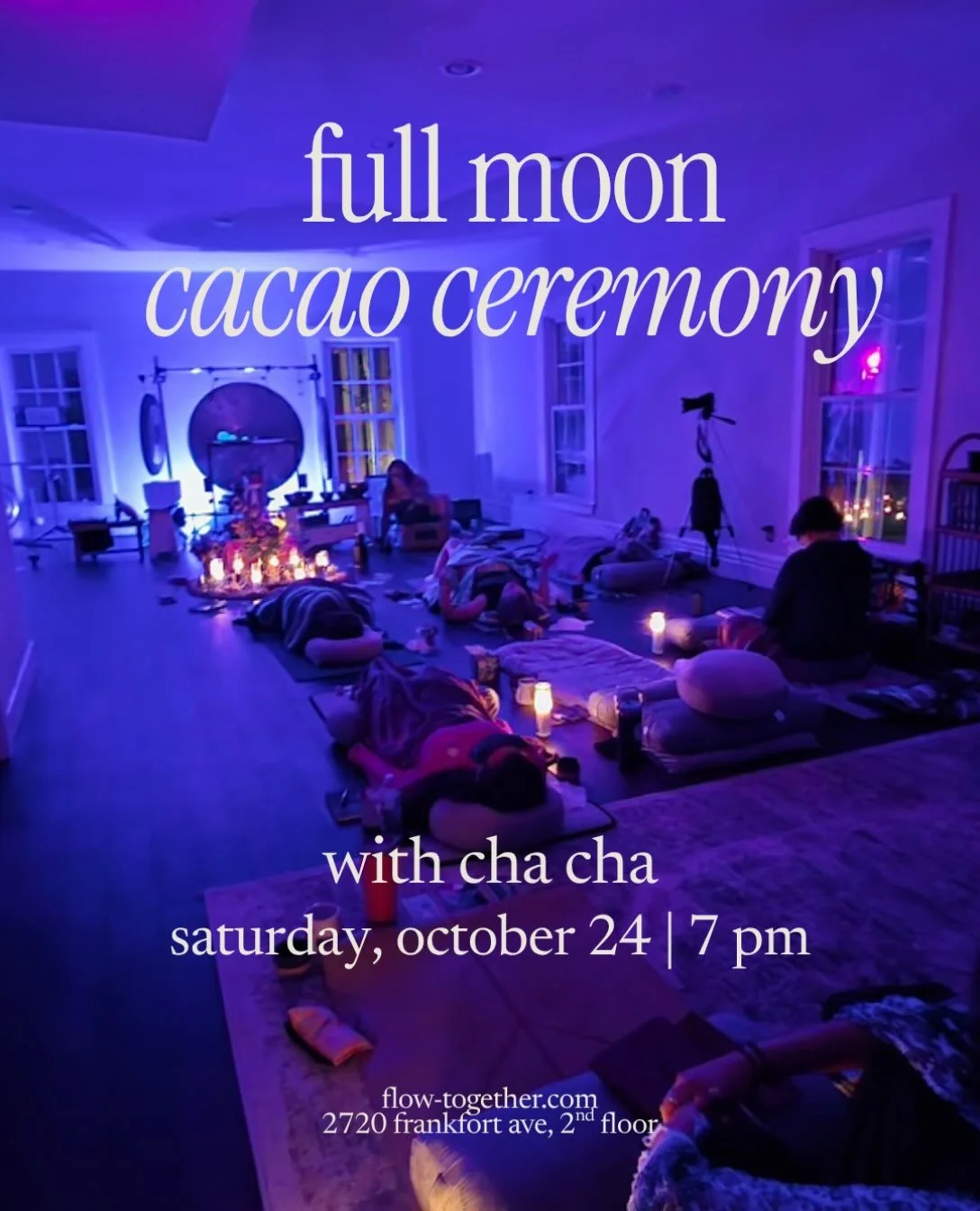 🌕✨ Full Moon Cacao Ceremony 🌿

Join me for an evening of ceremonial cacao, intention setting, meditation, breathwork, energy healing, music, and song.

As we approach Samhain and the darker part of the year, this Taurus Full Moon invites us slow do