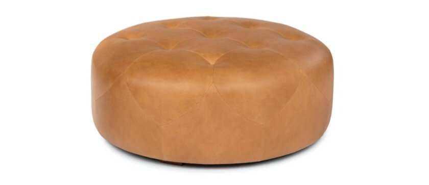 Timpani Charme Tan Ottoman