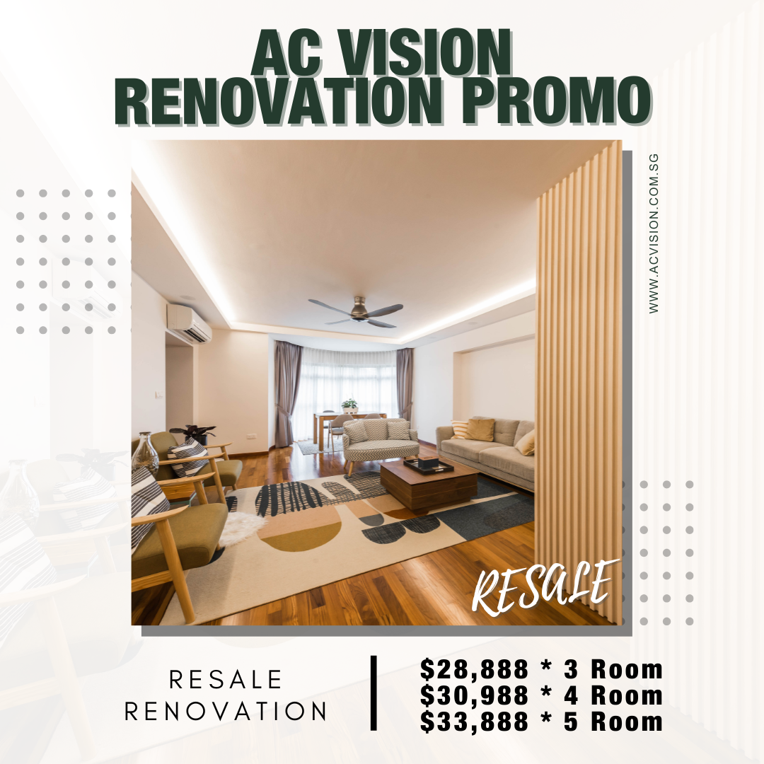 HDB Resale Renovation Package In Singapore | AC Vision