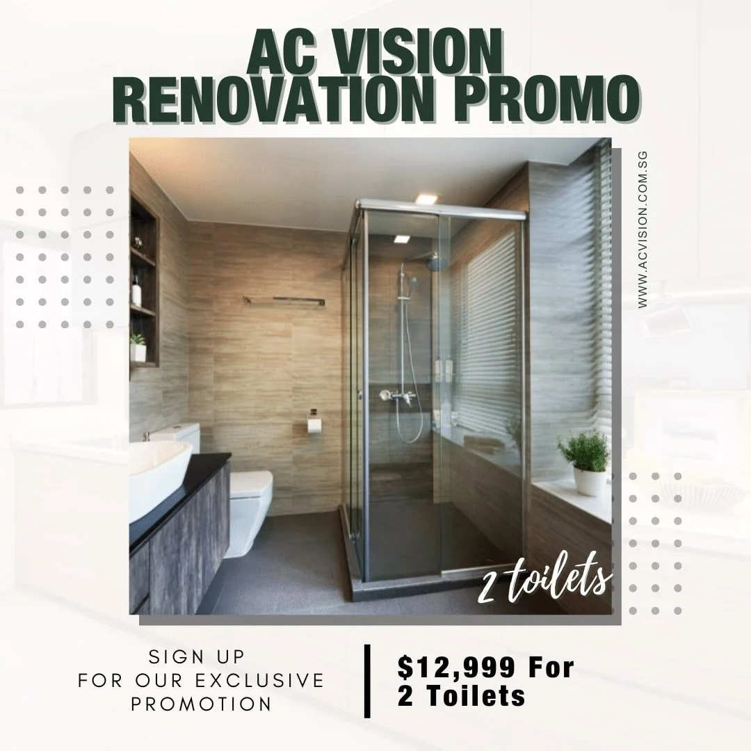 Toilet Renovation Package In Singapore — Ac vision