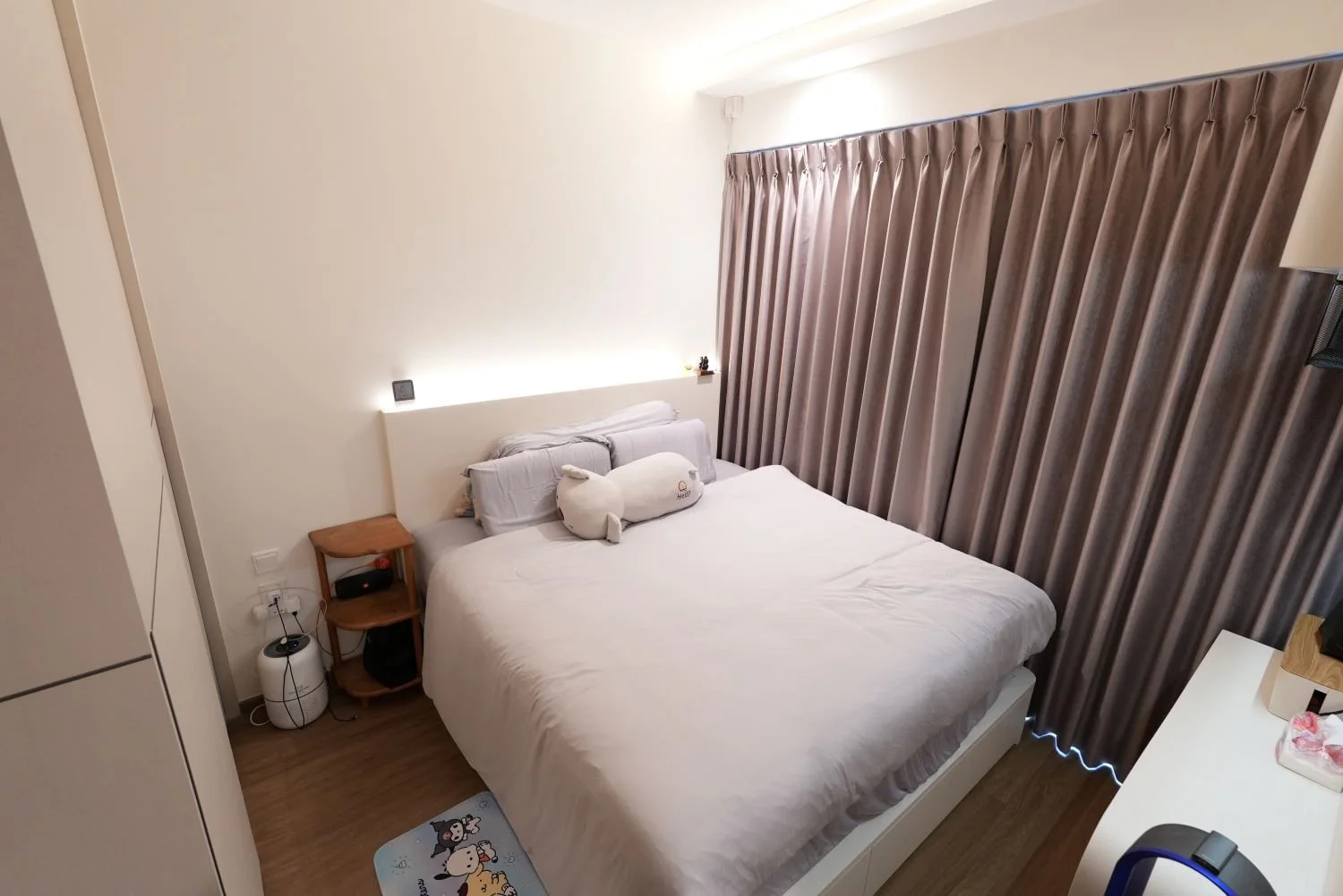 Yishun Close New Condo 3 Bedder completed master bedroom interior