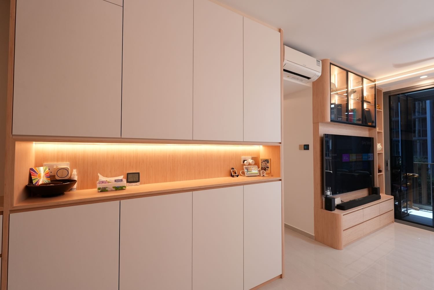 Yishun Close 3 Bedder condominium kitchen cabinet interior design
