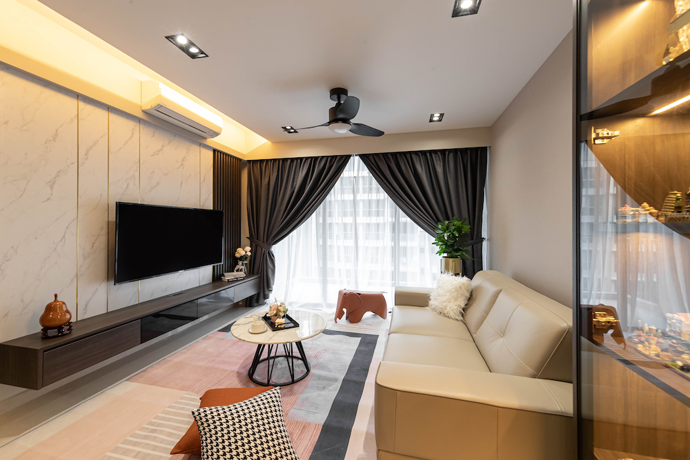 A closer look at Functional Condo Living Room Decor